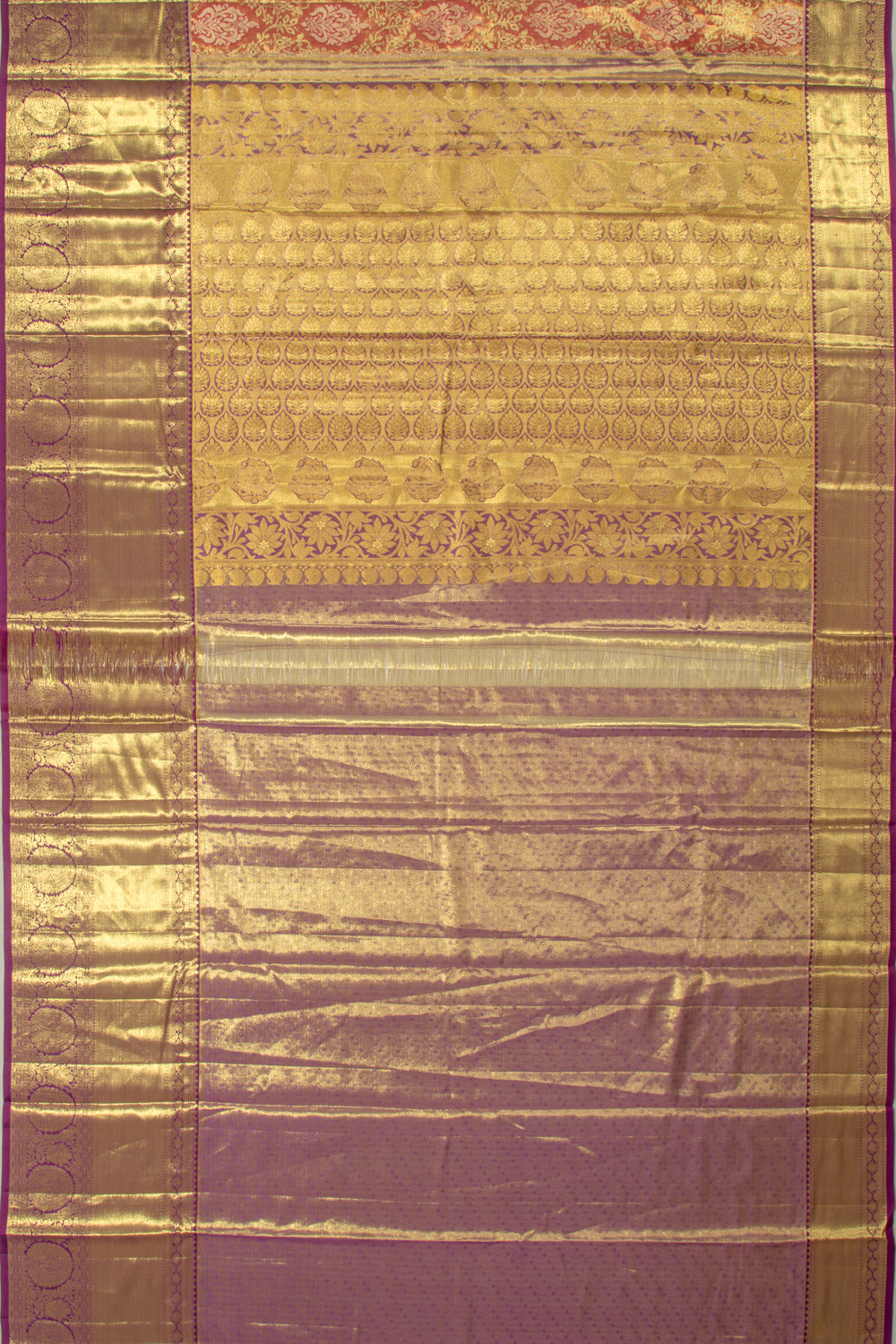 Taranga Kanchi Silk Tissue Brocade Pink Saree