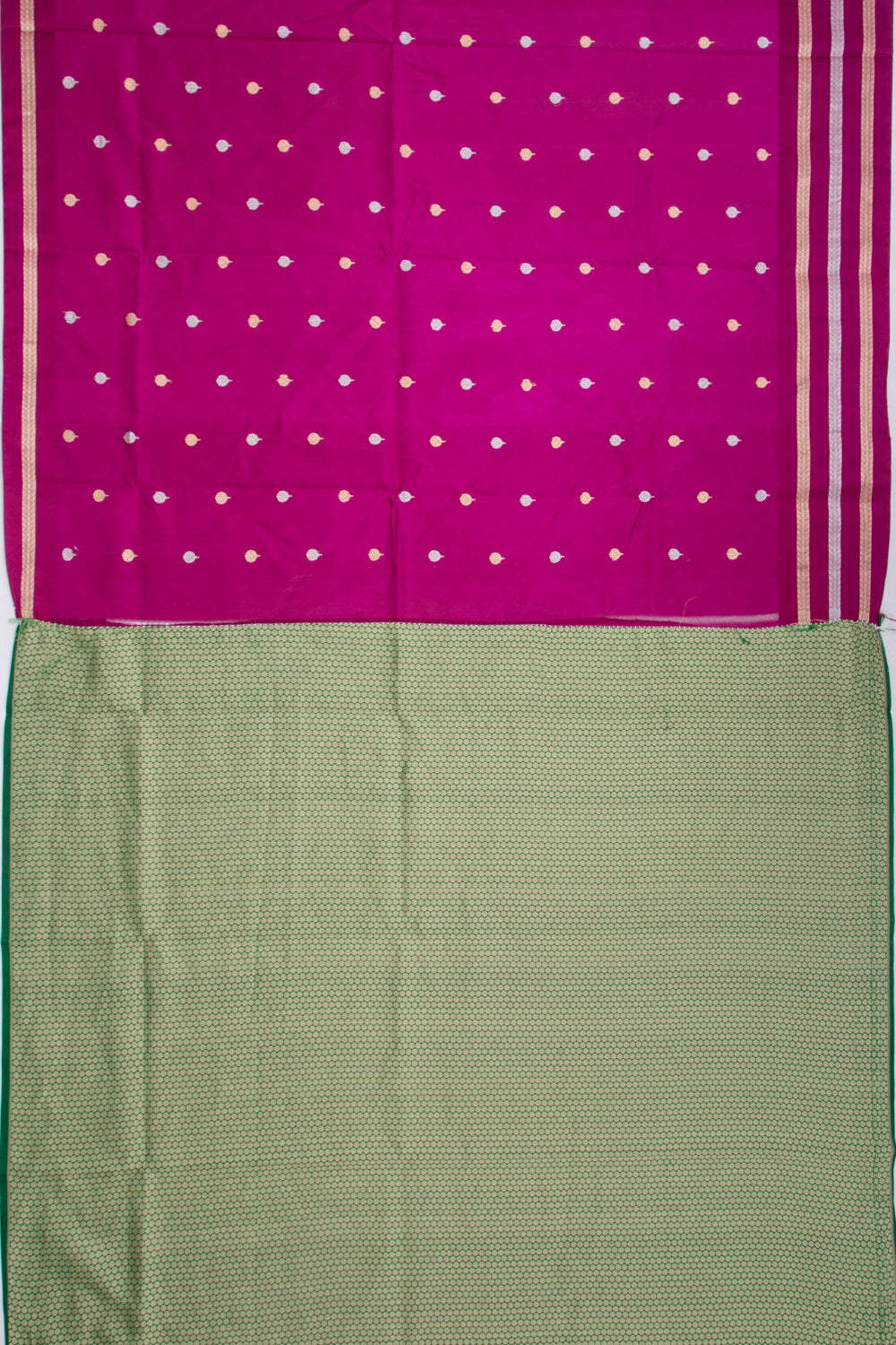 Banarasi Silk Katan Butta Purple Saree