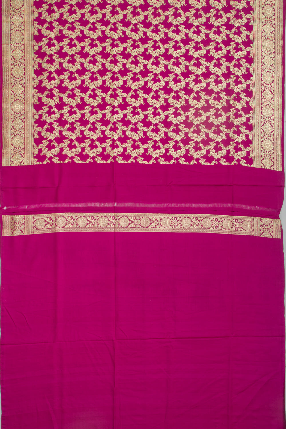 Banarasi Satin Silk Jaal Purple Saree