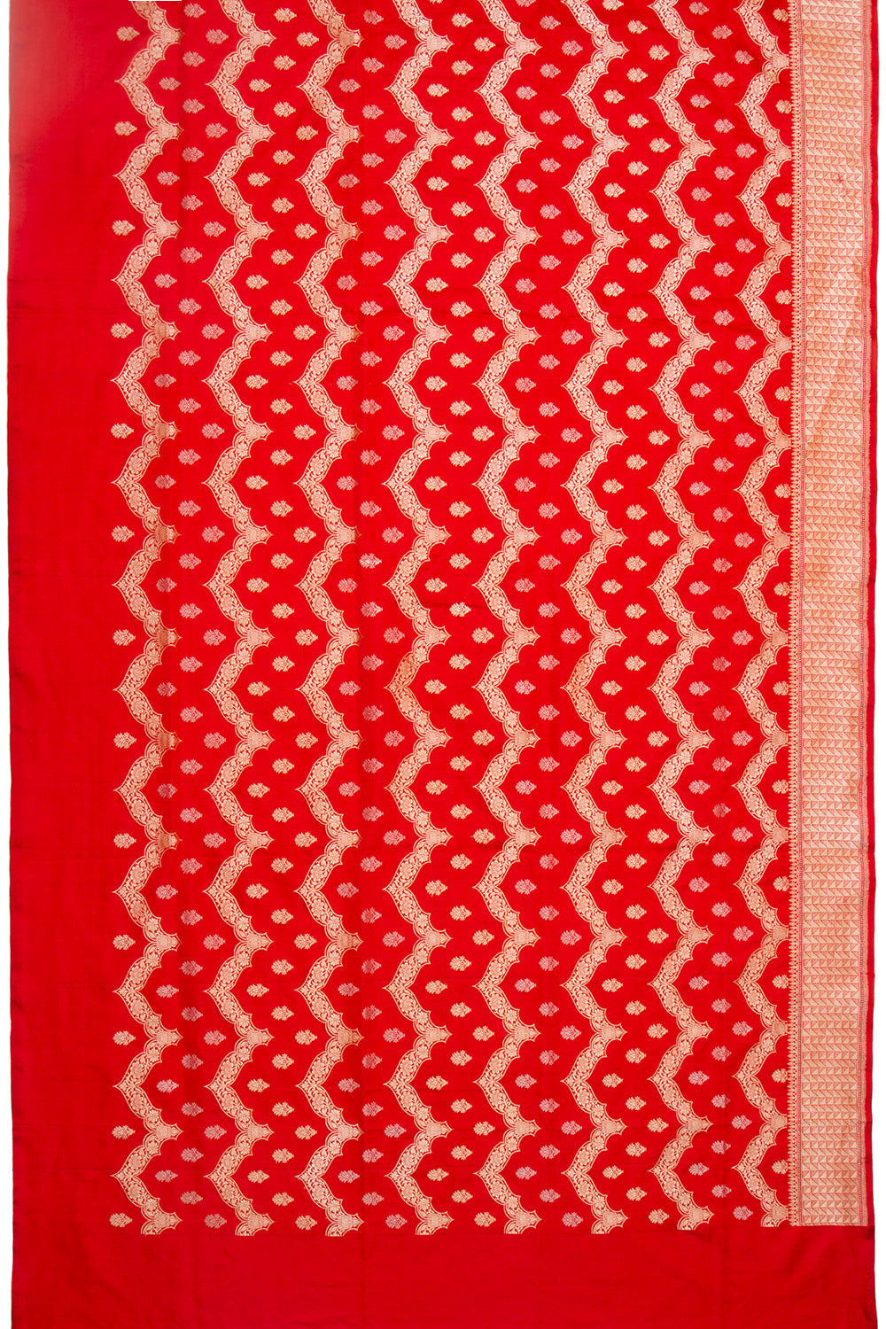 Banarasi Silk Brocade Red Saree