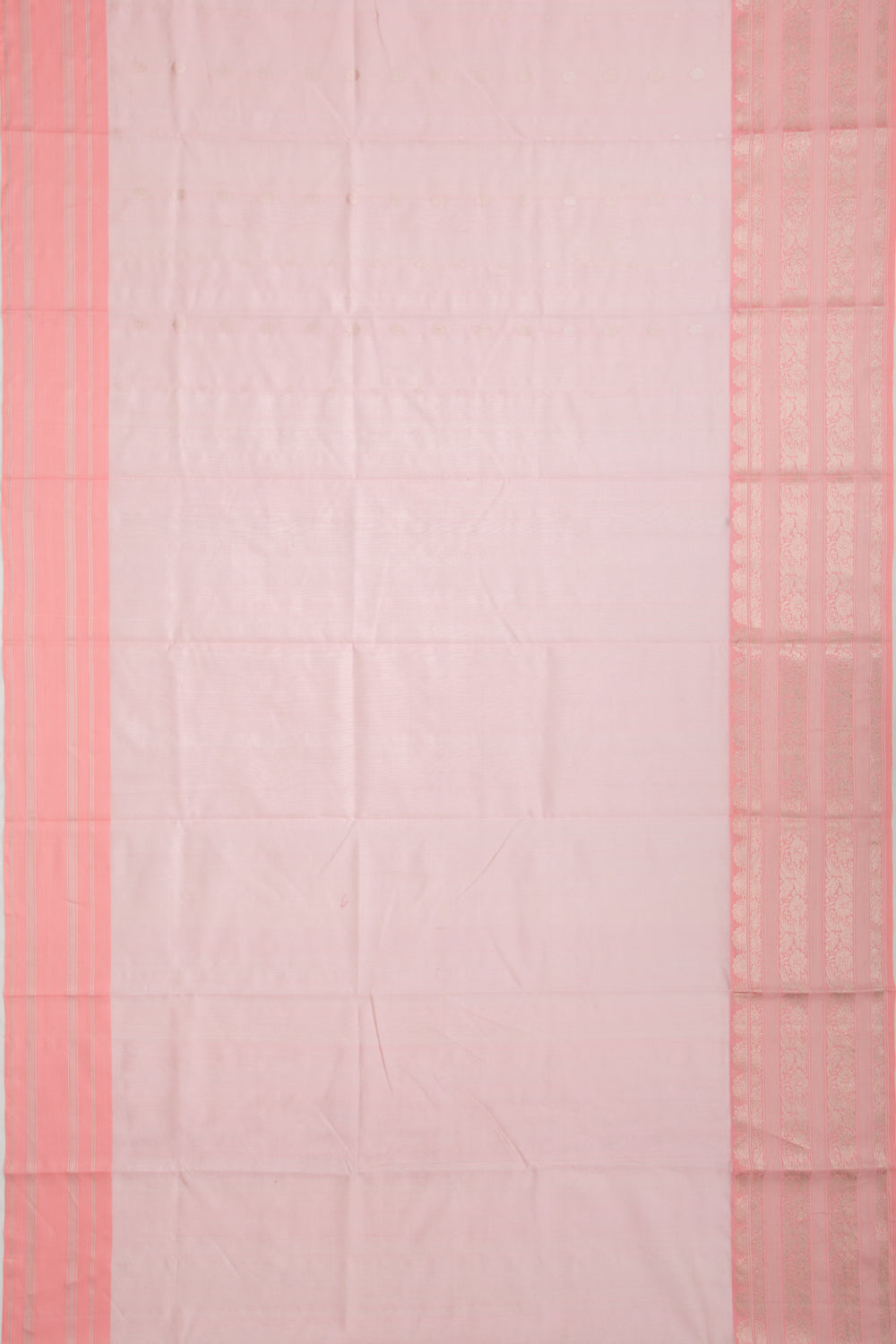 Chanderi Silk Butta Baby Pink Saree