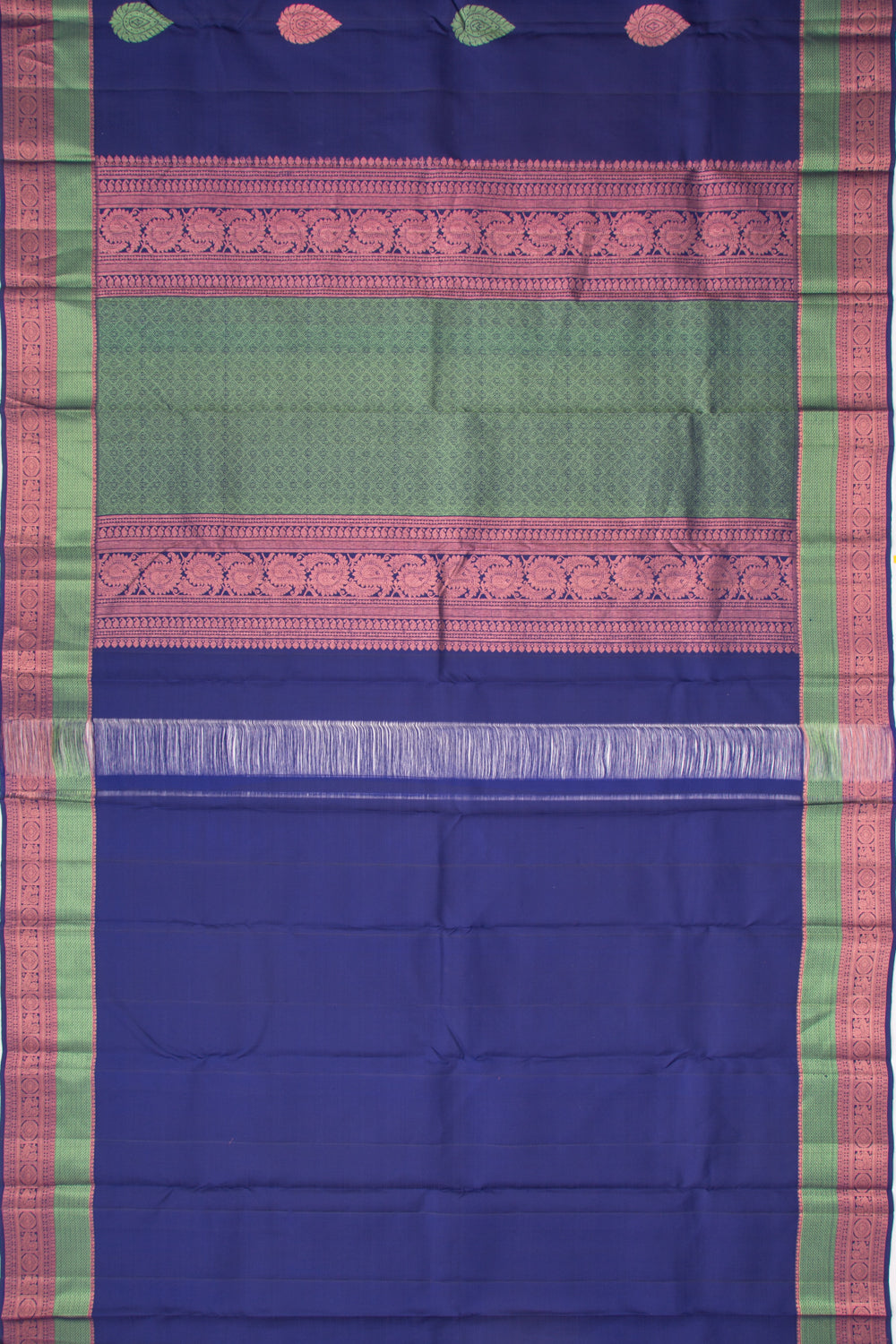 Taranga Kanchi Silk Butta Dark Blue Saree