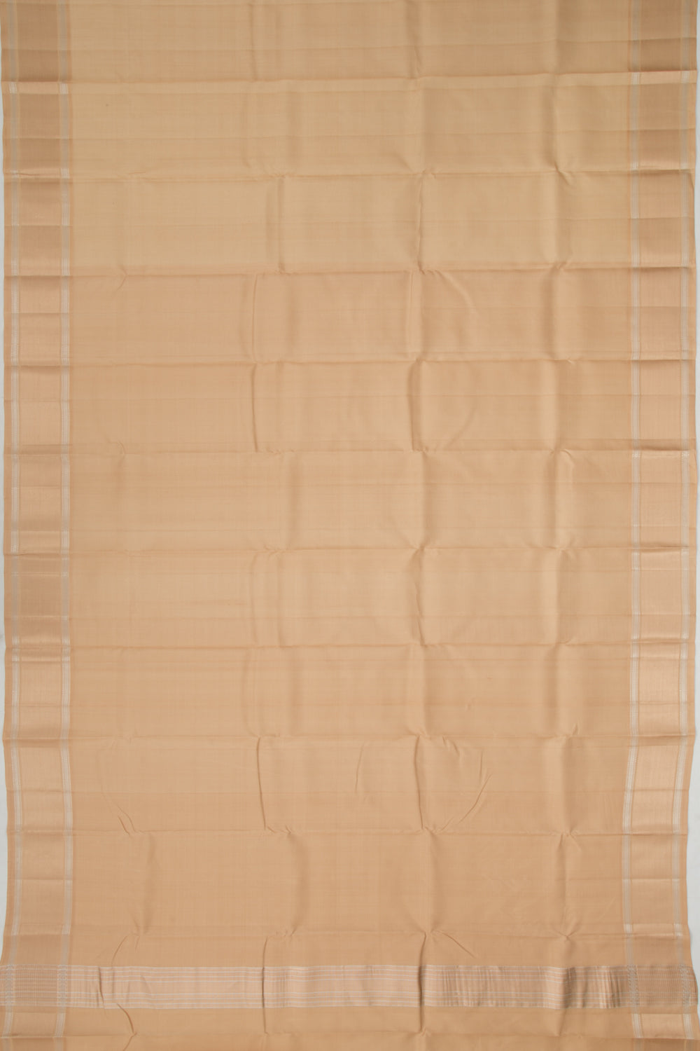 Kanchipuram Silk Plain Sandalwood Dhoti 10X3 Muzham