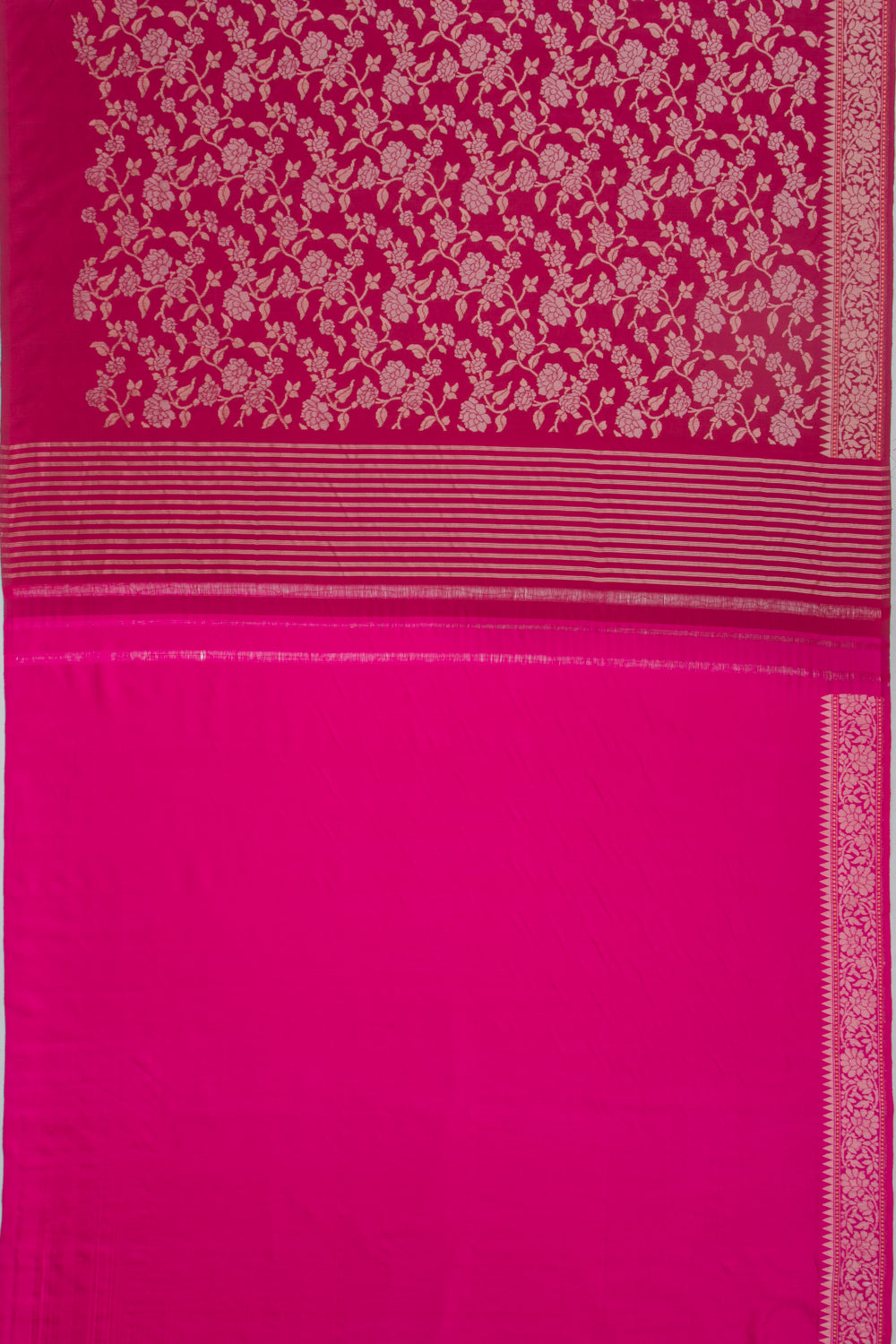 Banarasi Silk Jamdani All Over Purple Saree