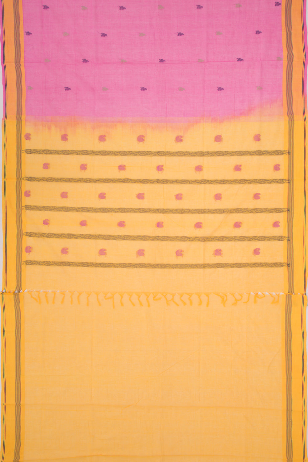 Chettinad Cotton Butta Pink Saree