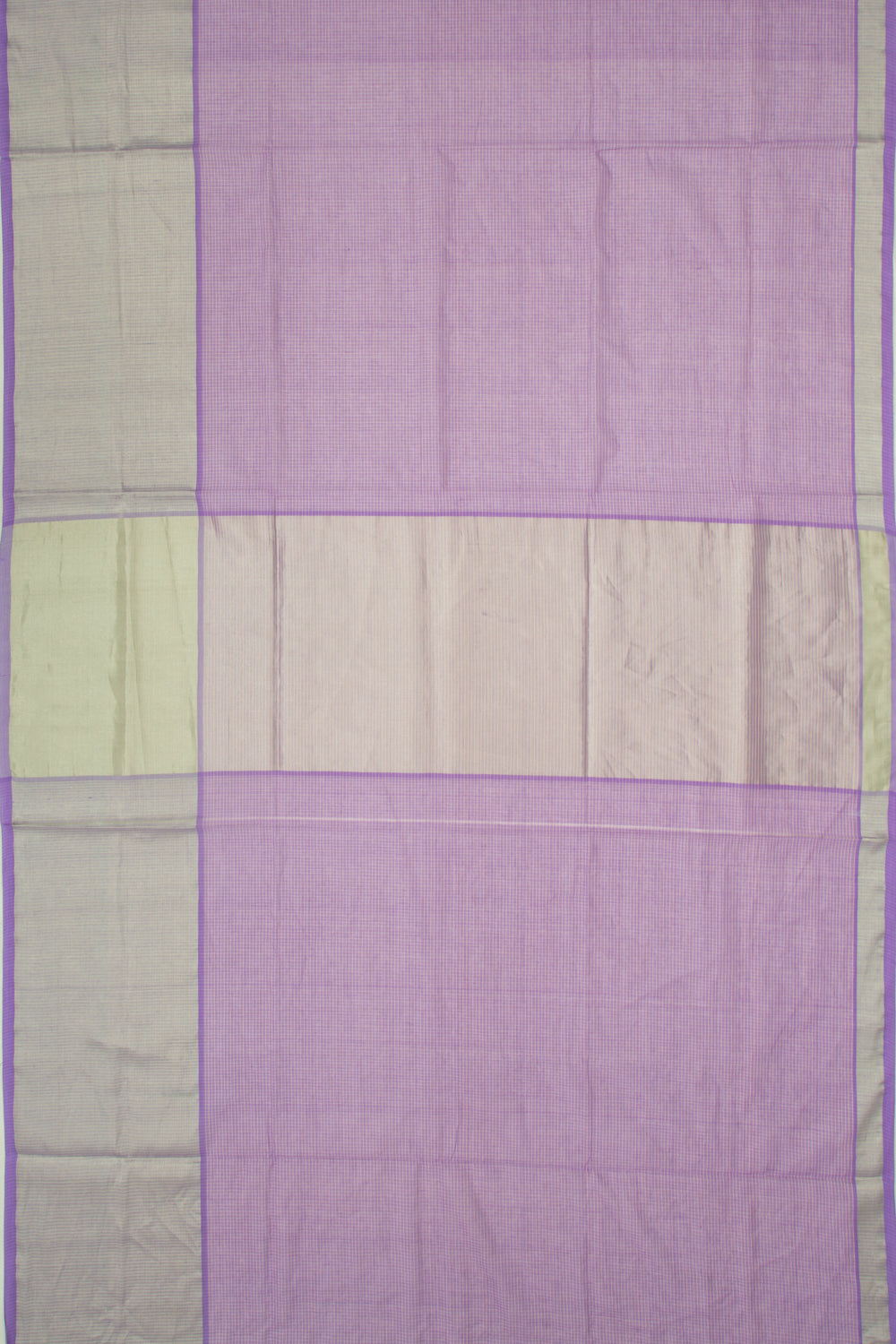 Chettinad Cotton Checks Lavender Saree