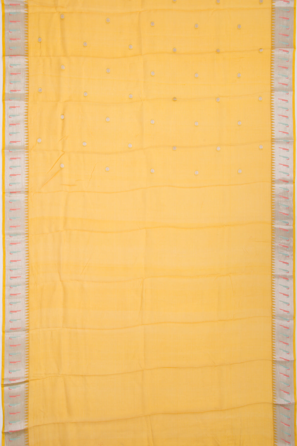 Soft Kota Silk Butta Yellow Saree