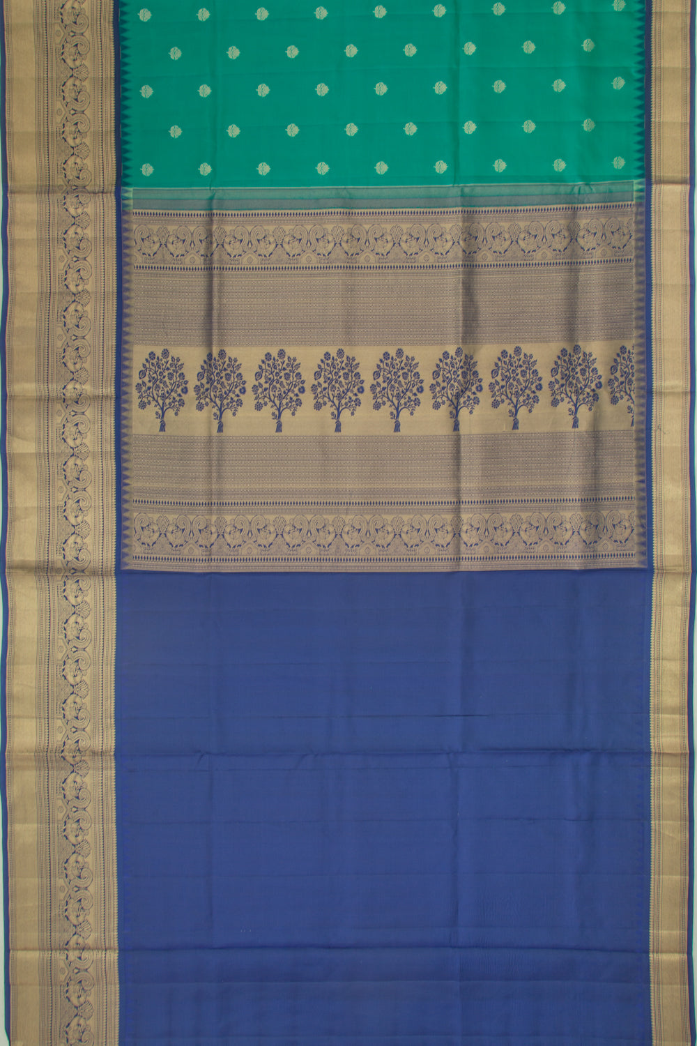 Coimbatore Soft Silk Butta Green Saree
