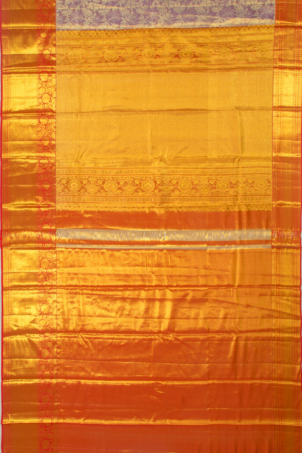 Taranga Kanchi Silk Brocade Lavender Saree