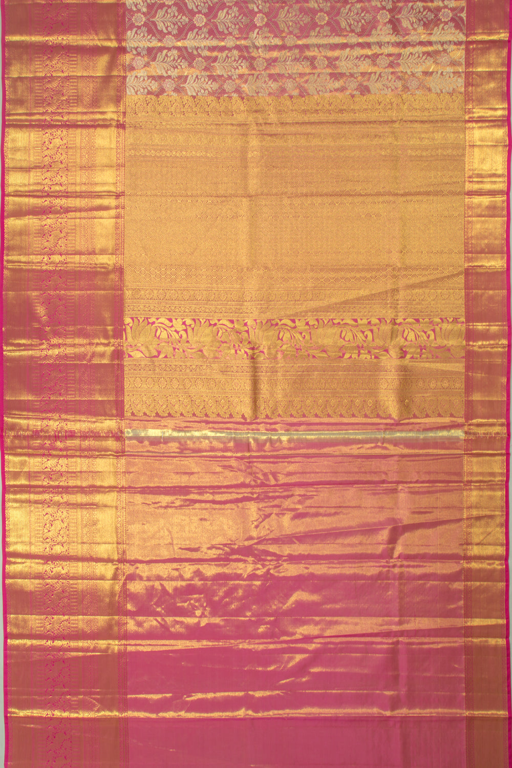Taranga Kanchi Silk Tissue Brocade Pink Saree