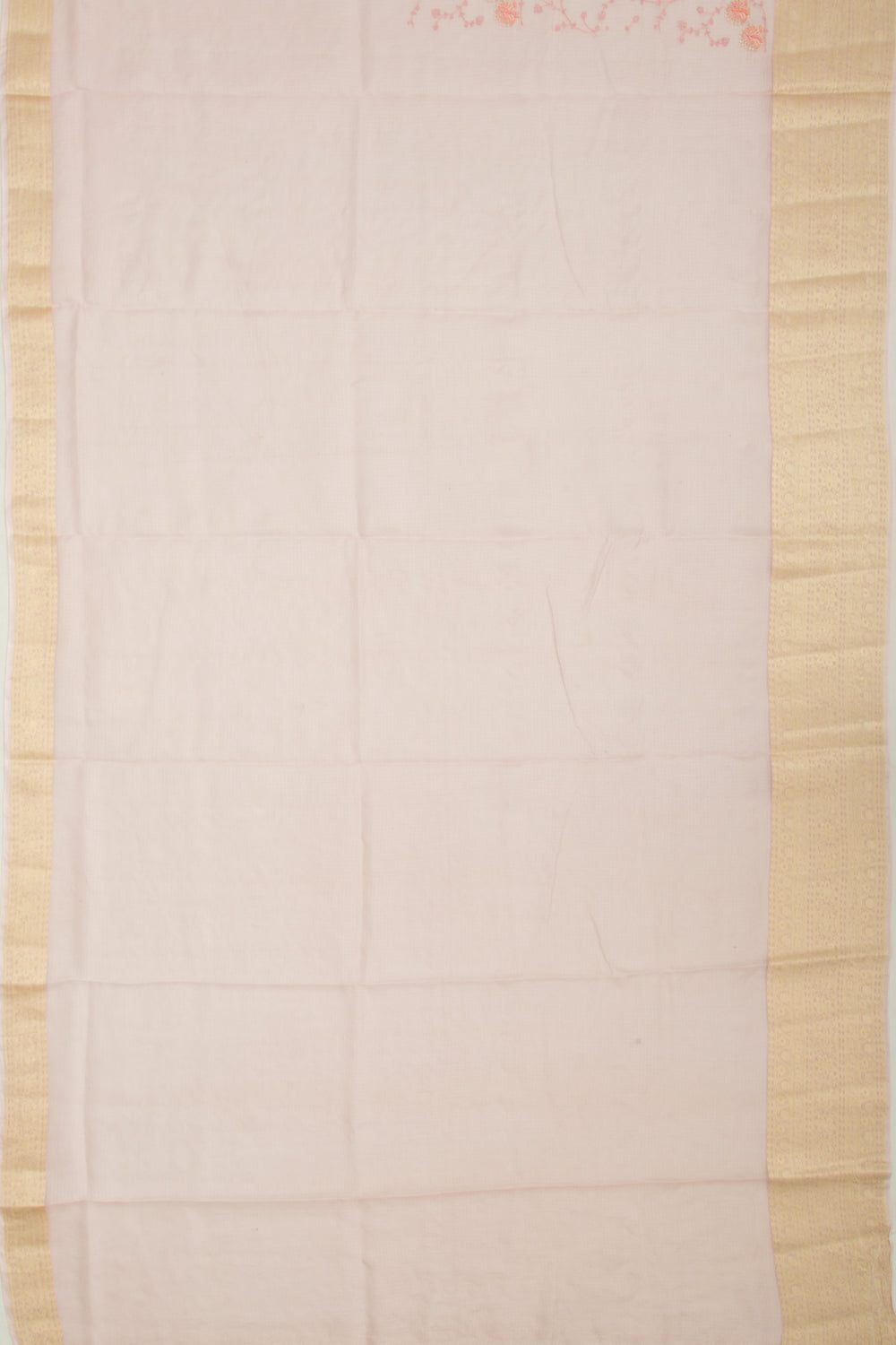 Kota Soft Silk Embroidery Lavender Saree