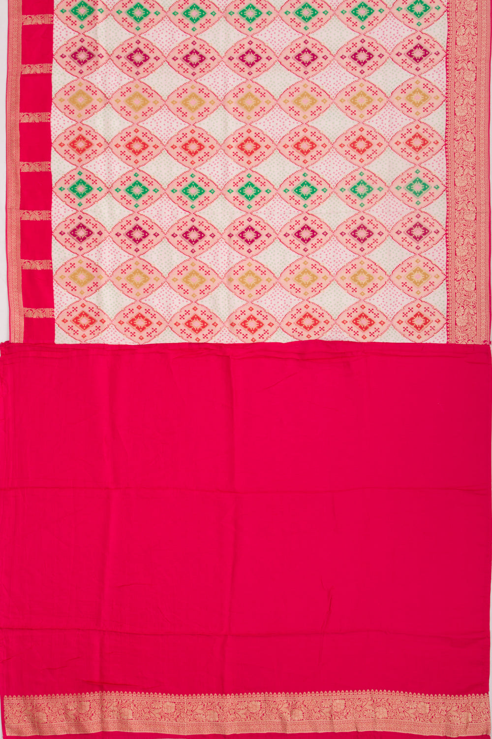 Goli Silk Brocade Pastel Pink Saree
