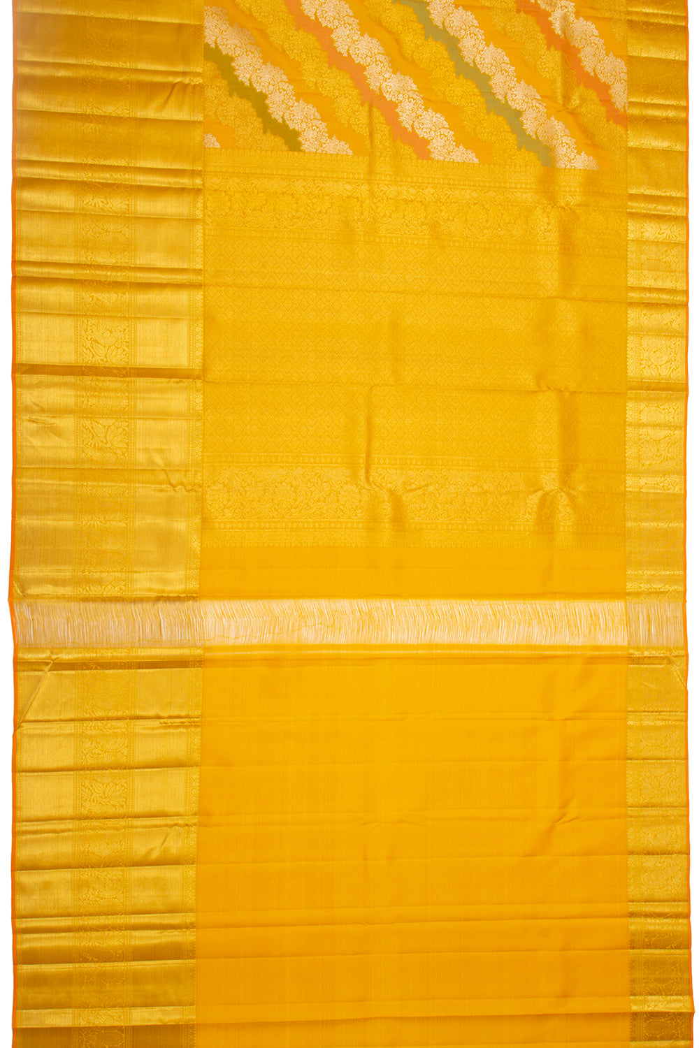 Kanchipuram Silk Jaal Rangkat Saree