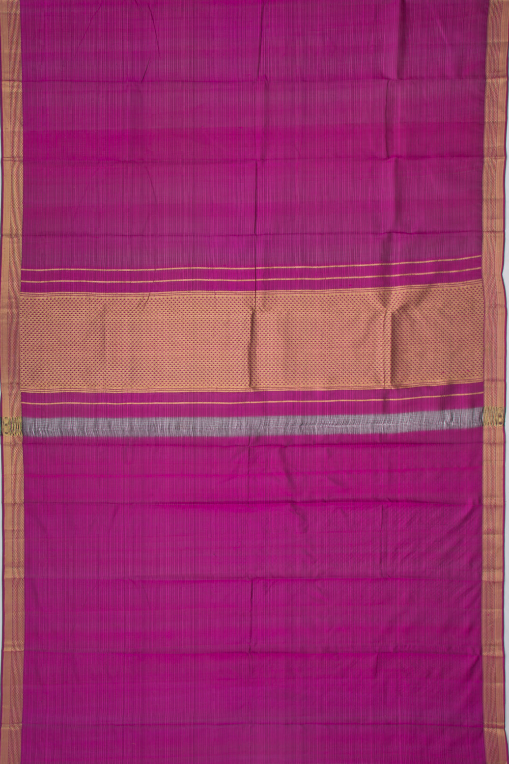 Soft Silk Plain Purple Saree
