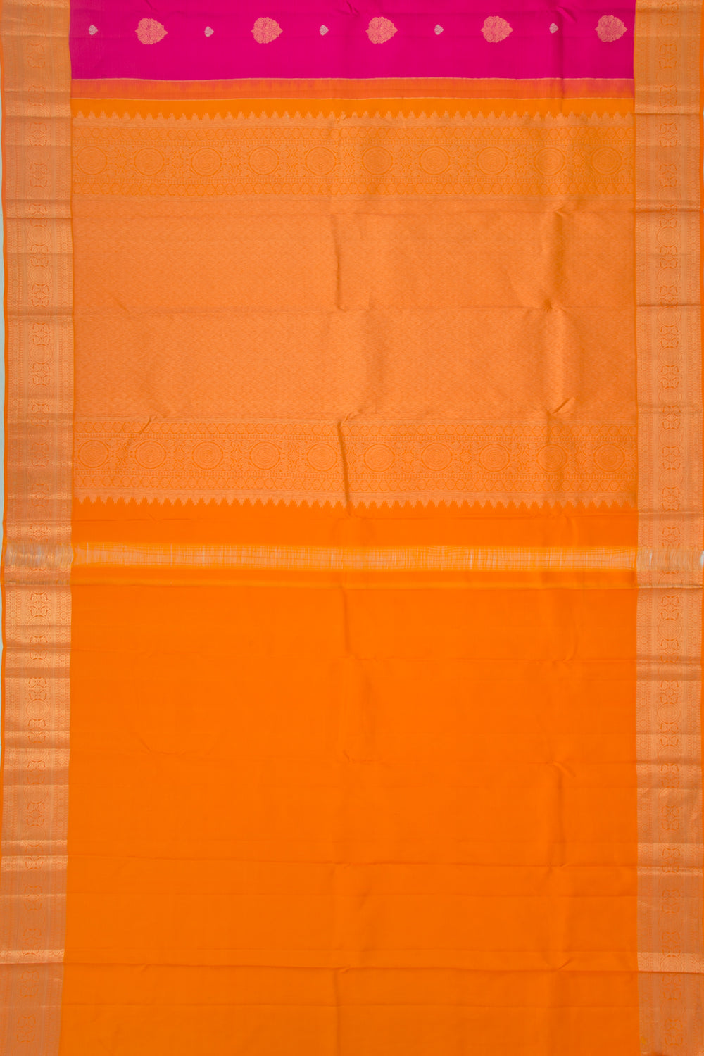 Kanchipuram Silk Butta Pink Saree