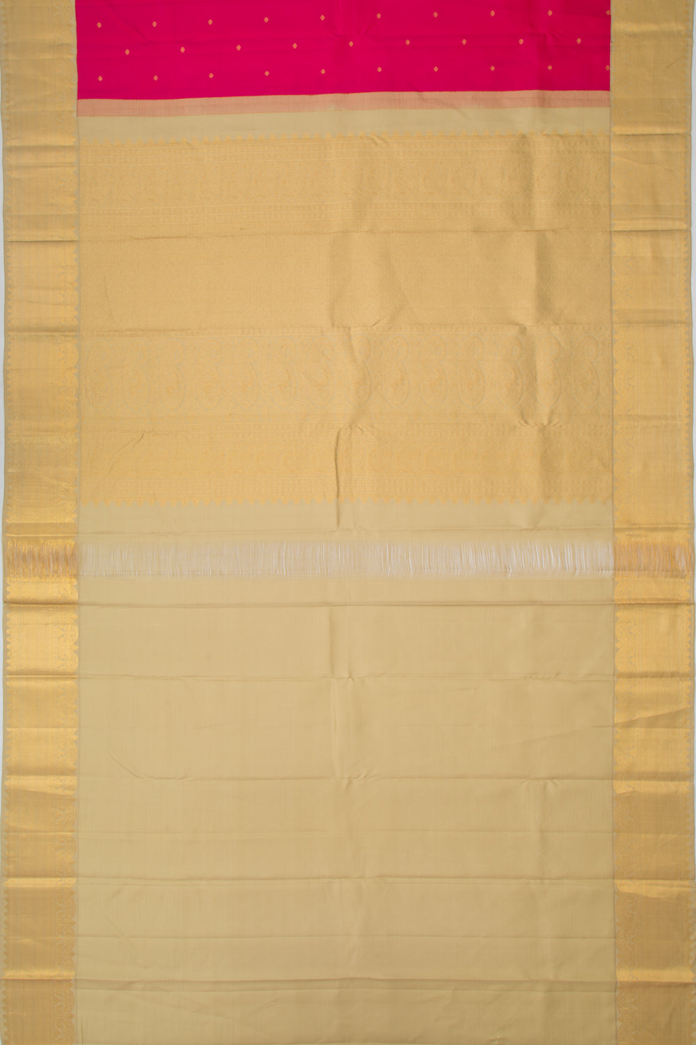 Kanchipuram Silk Butta Pink Saree