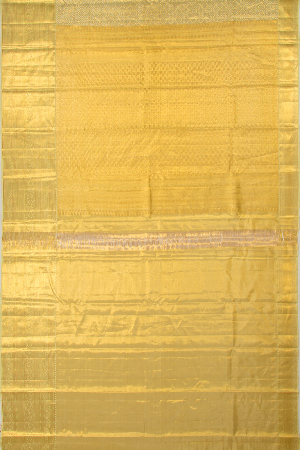Taranga Kanchi Silk Tissue Brocade Pastel Green Saree