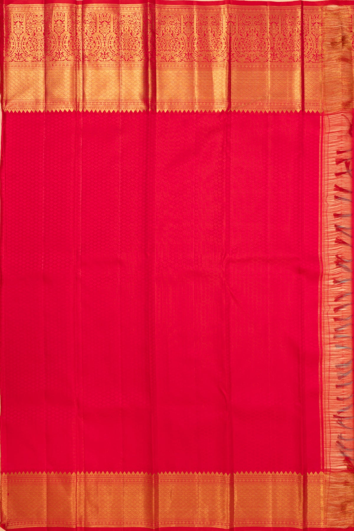 Kanchipuram Silk Brocade Blue Saree