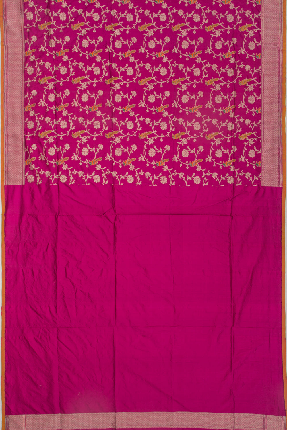 Banarasi Silk Jaal Purple Saree