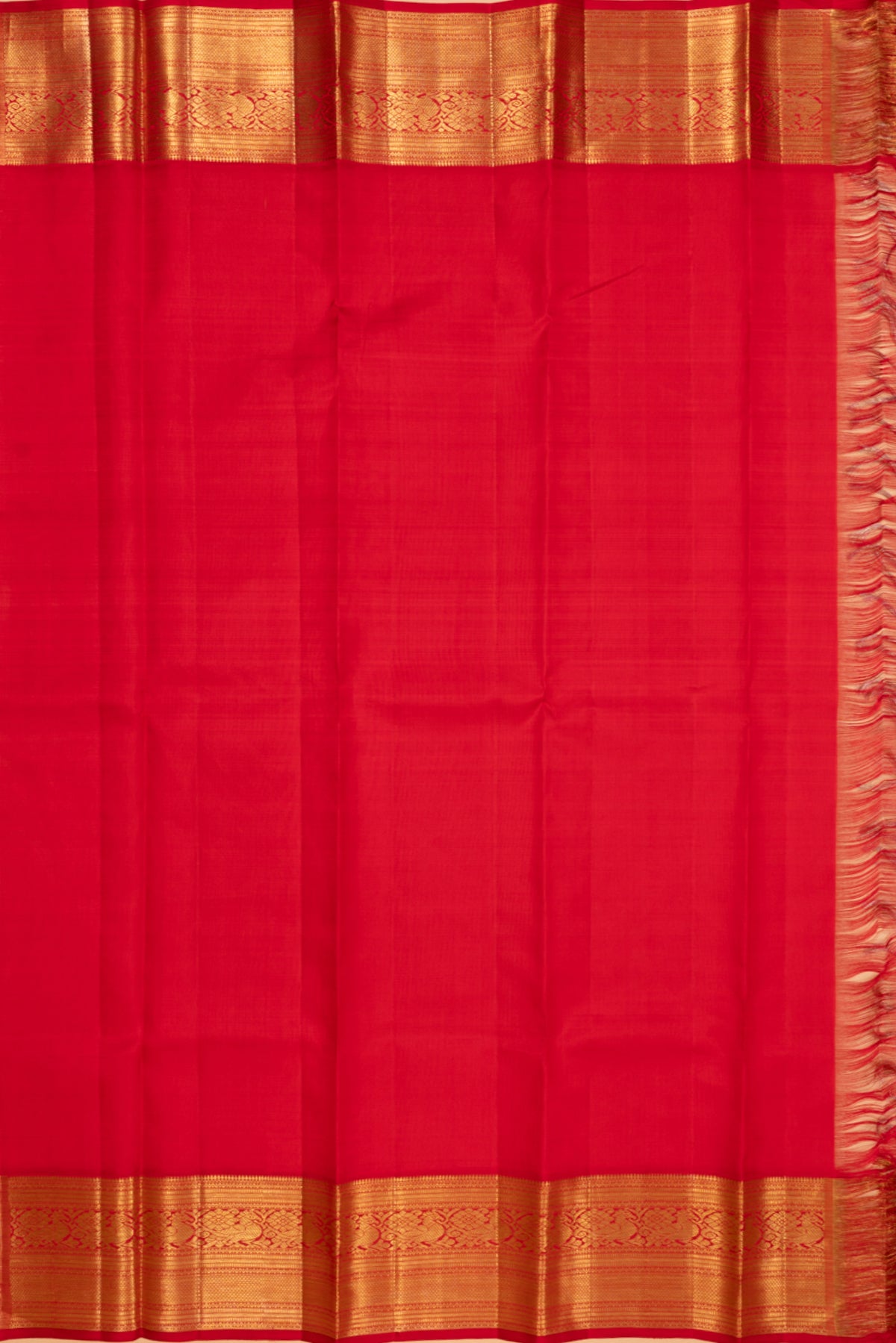 Kanchipuram Silk Tissue And Butta Lilac Saree