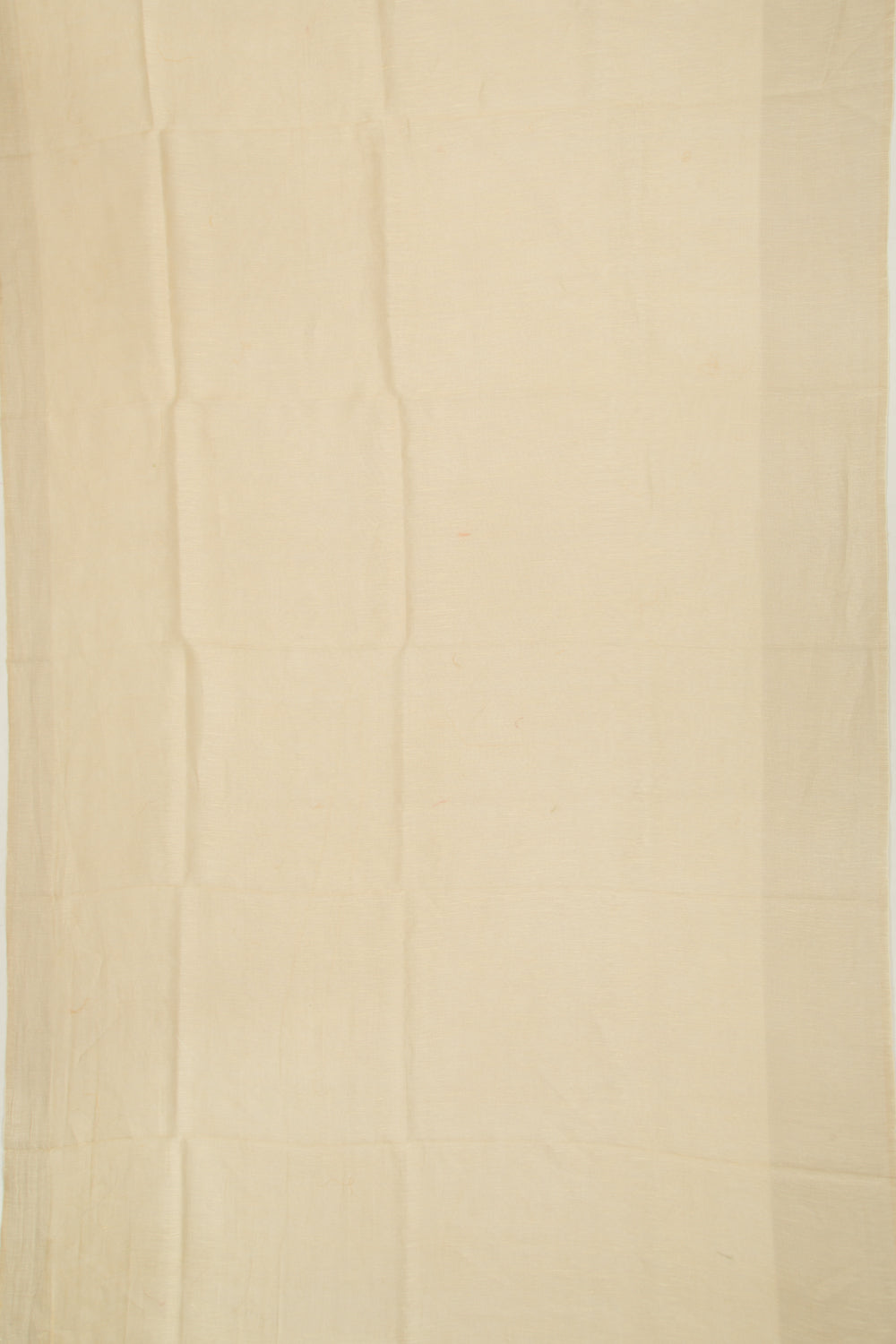 Linen Embroidery Butta Beige Saree