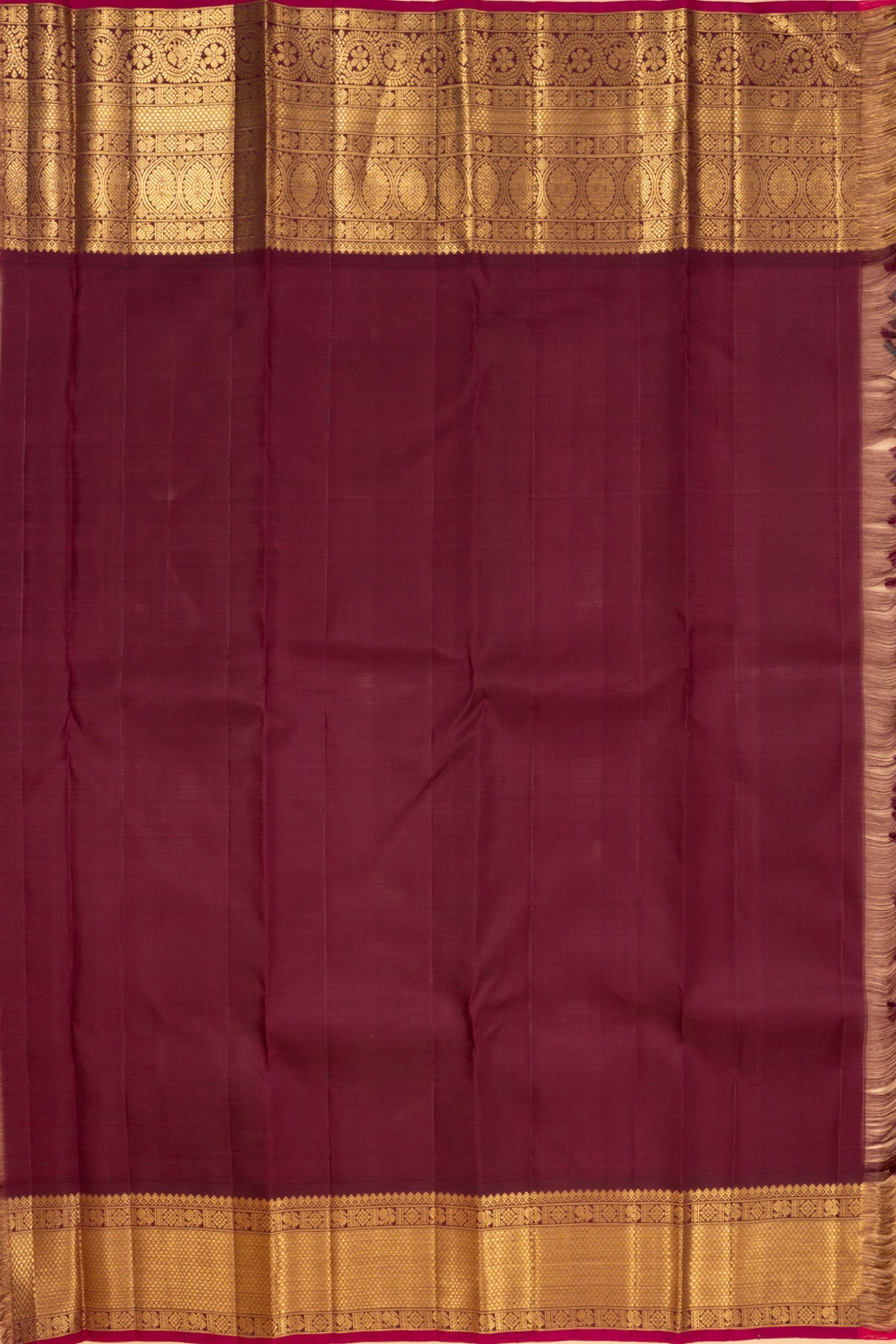 Kanchipuram Silk Checks And Butta Blue Saree
