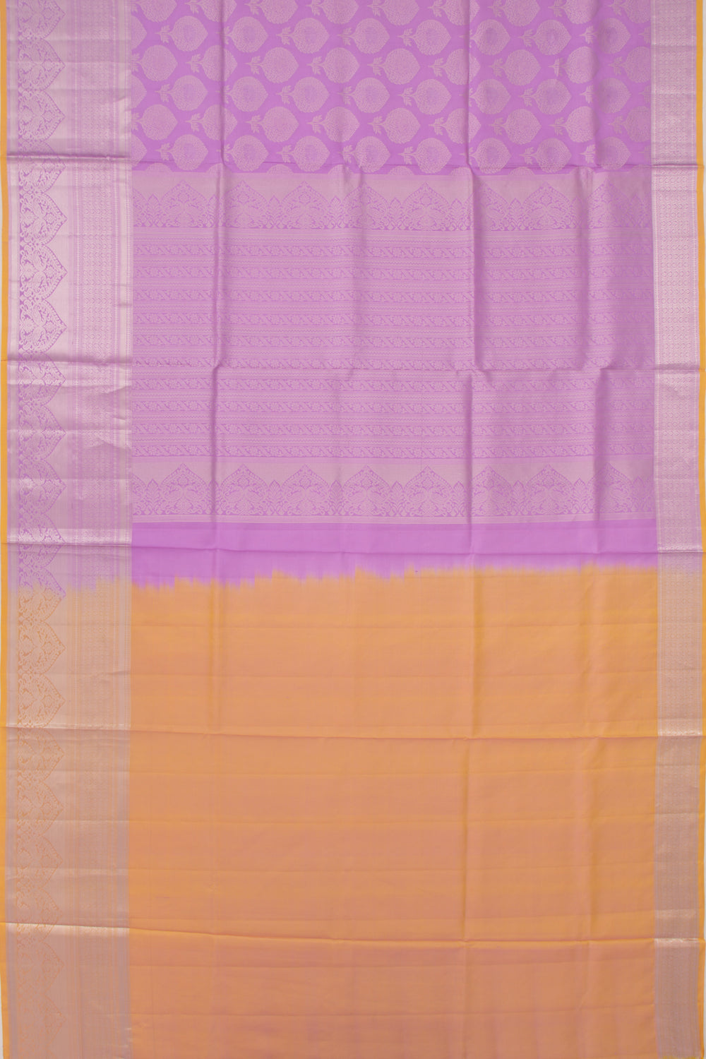 Taranga Kanchi Silk Butta Lavender Saree