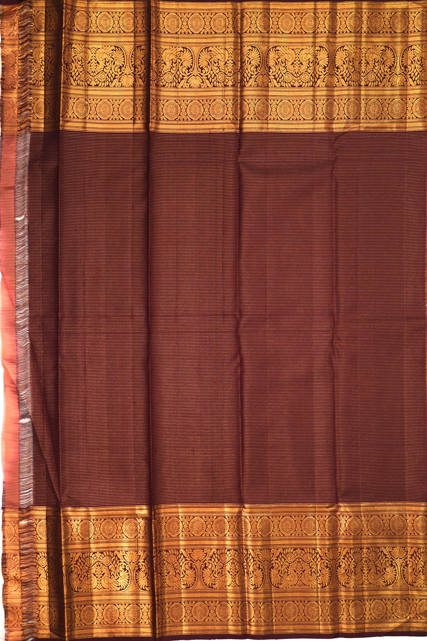 Kanchipuram Silk Brocade Green Saree