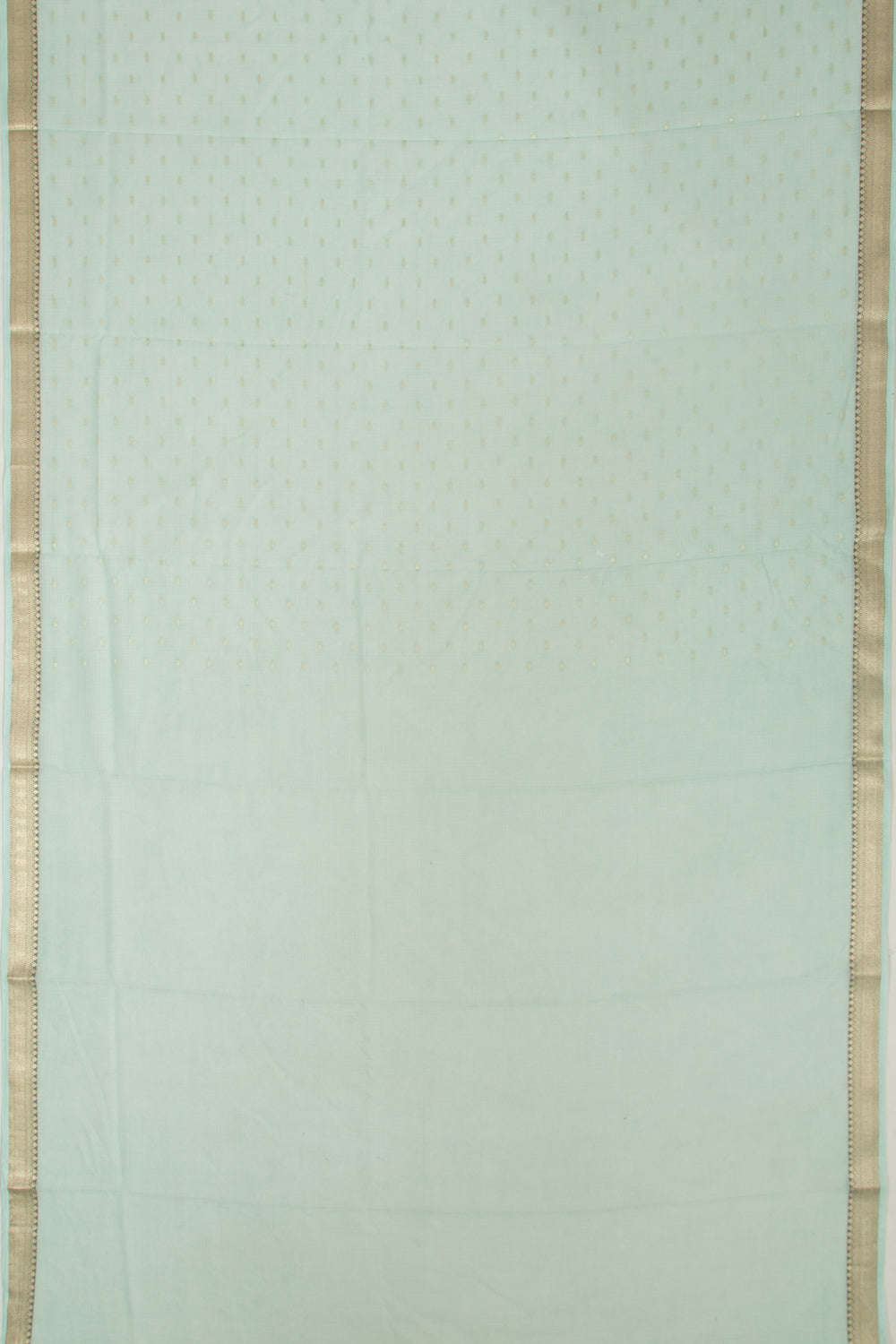 Kota Soft Silk Butta Sage Green Saree