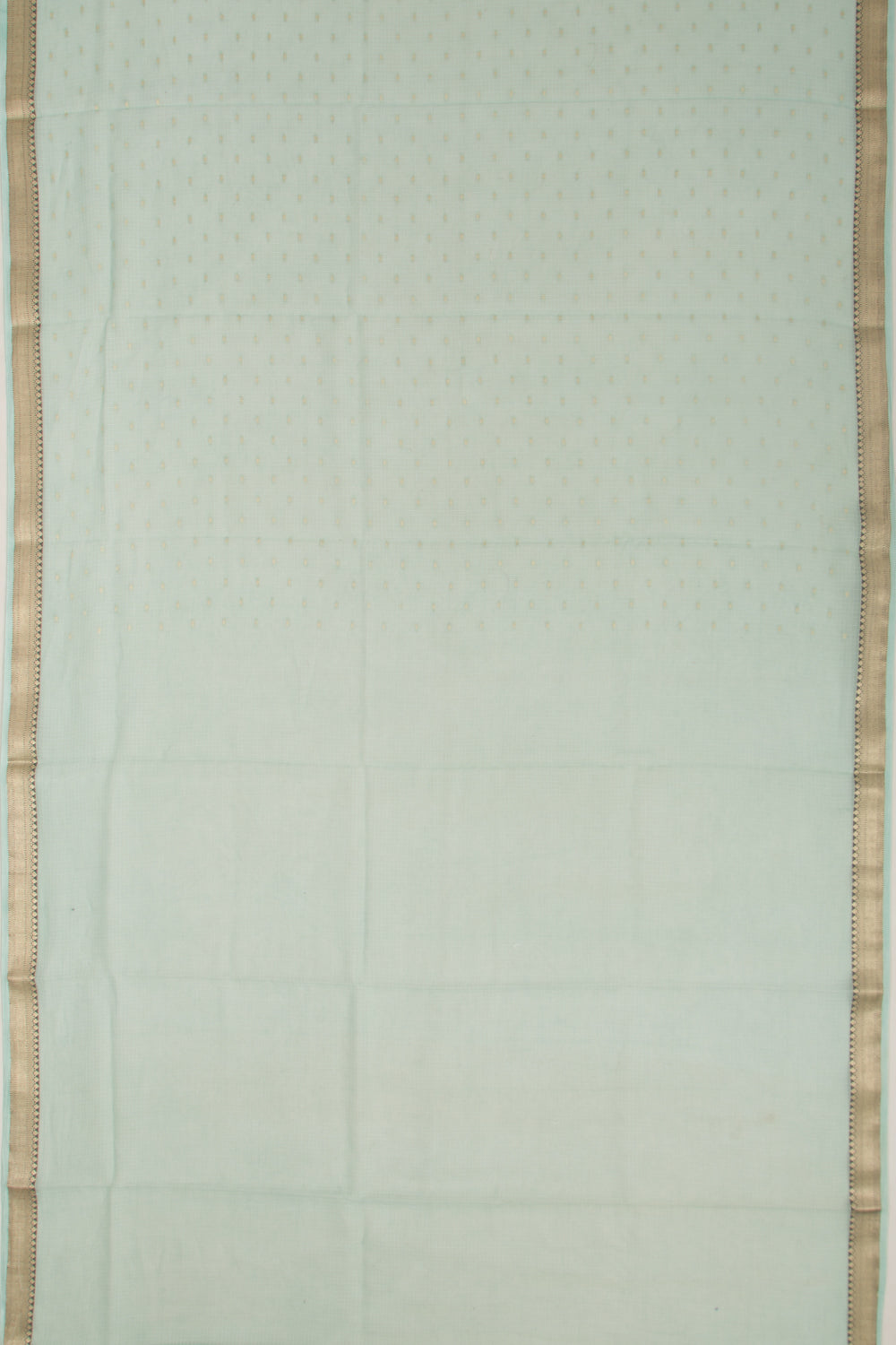 Kota Soft Silk Butta Sage Green Saree