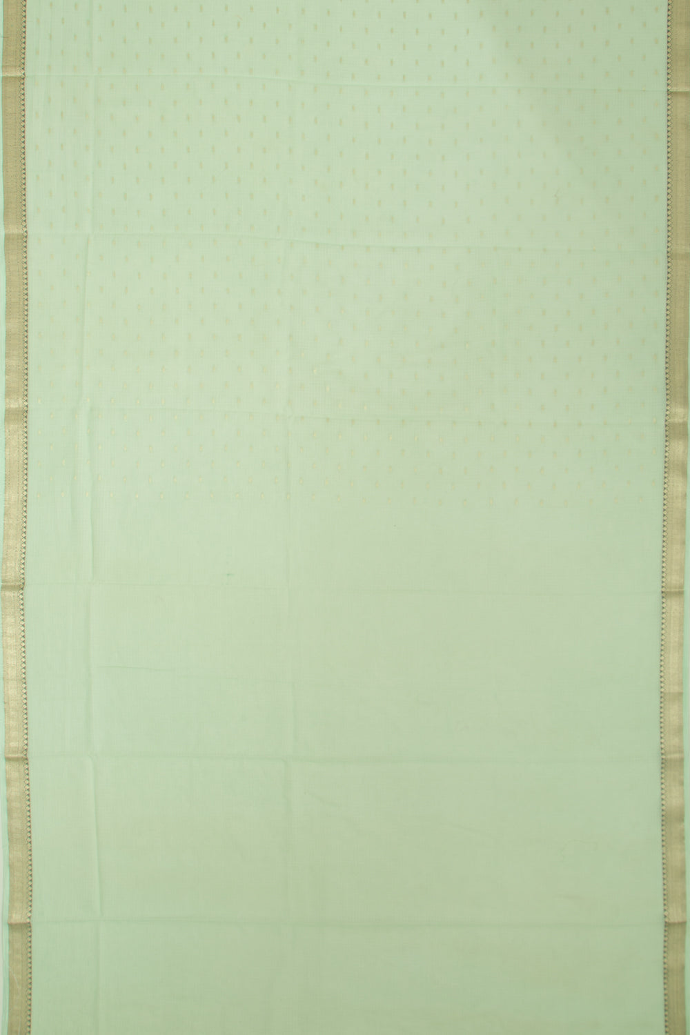 Kota Soft Silk Butta Green Saree