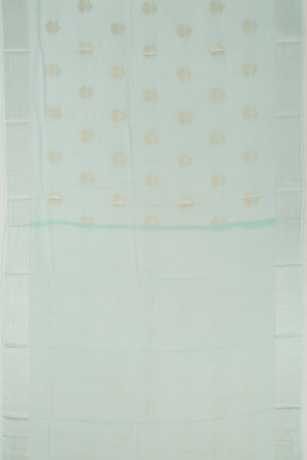 Kota Soft Silk Butta Pastel Blue Saree