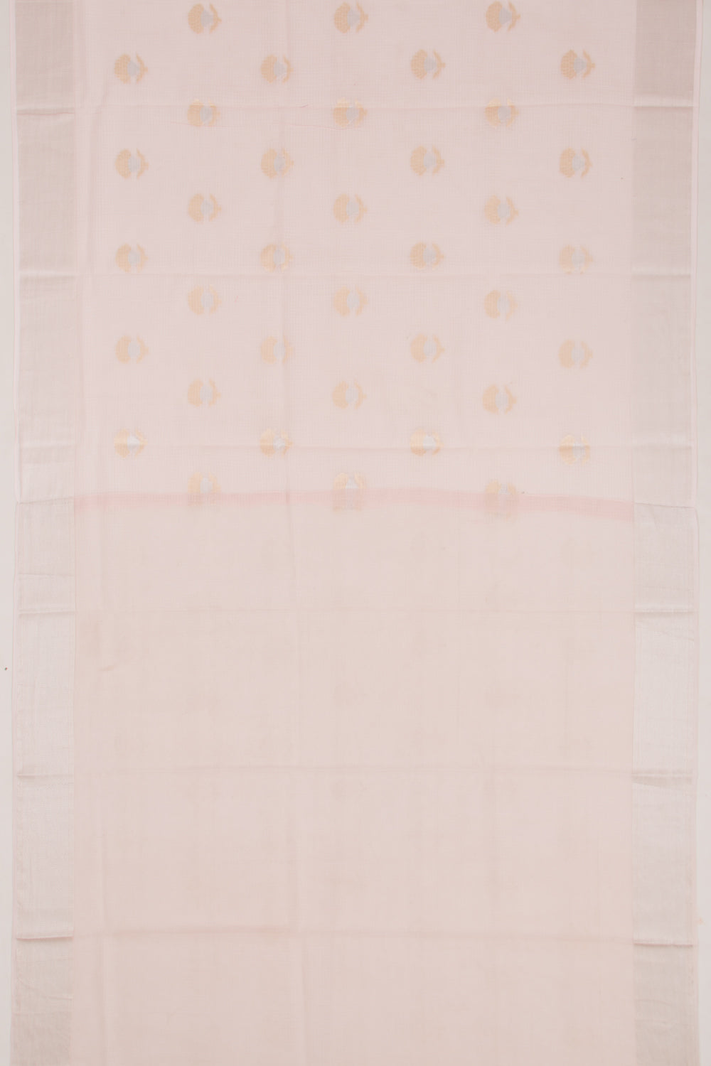 Kota Soft Silk Butta Peach Saree