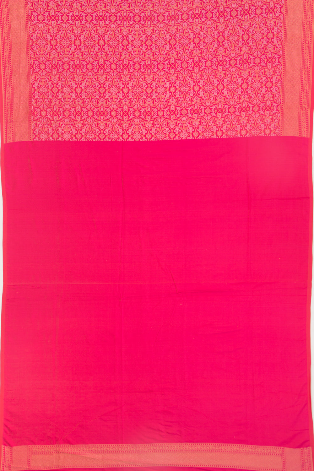 Banarasi Silk Brocade Pink Saree