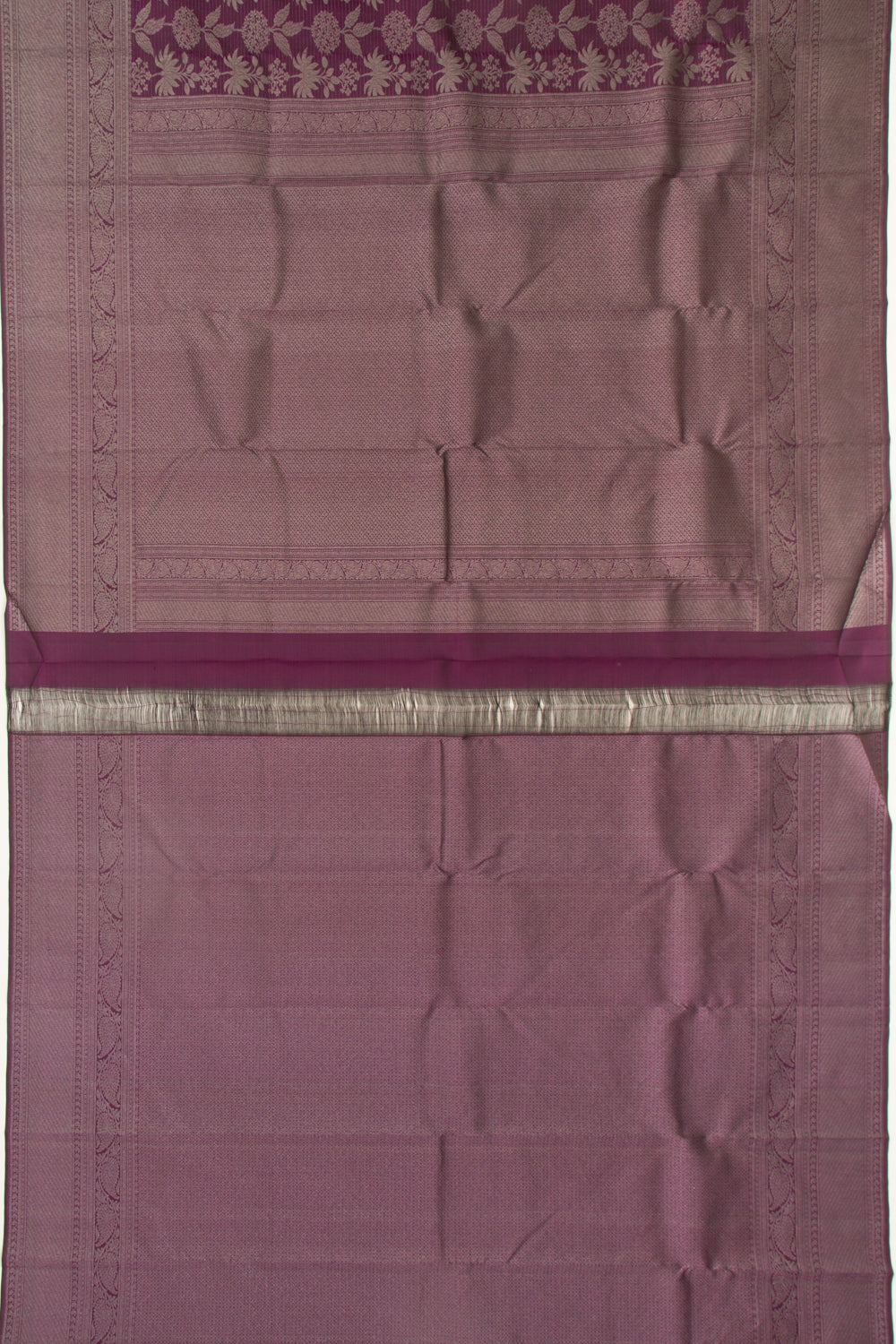 Taranga Kanchi Silk Brocade Purple Saree