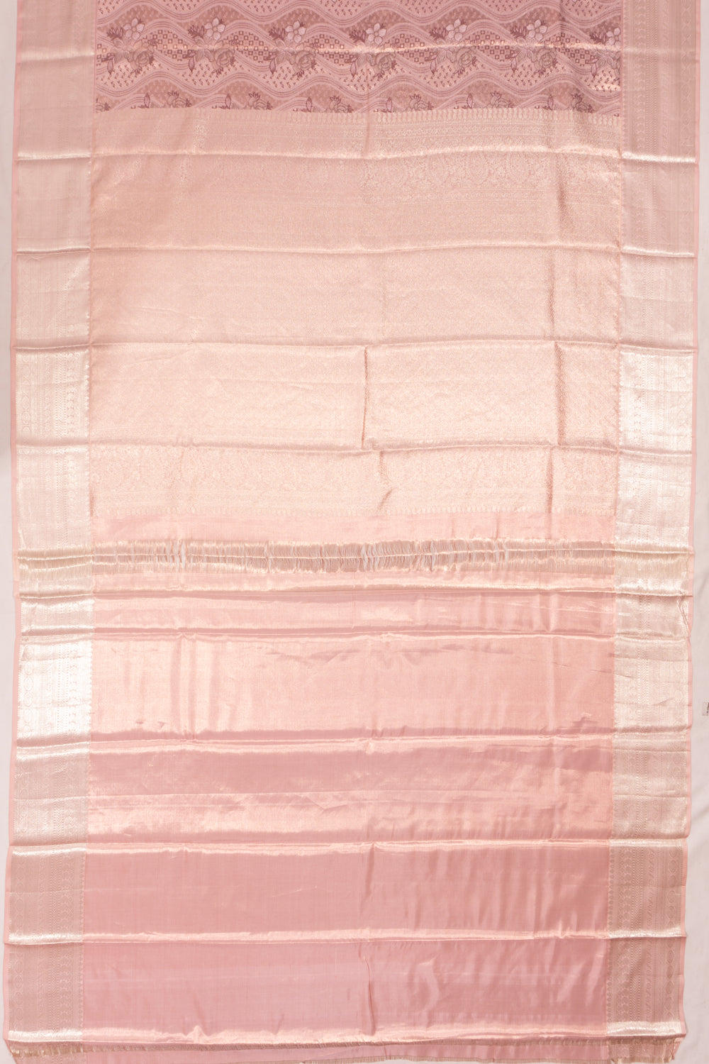 Kanchipuram Silk Tissue Brocade Gold Saree