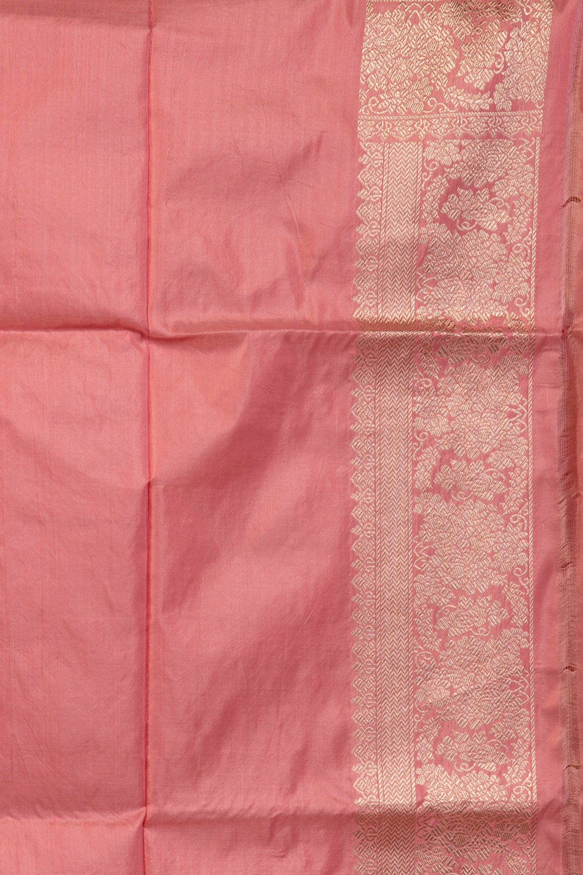 Banarasi Silk Jaal Pink Saree