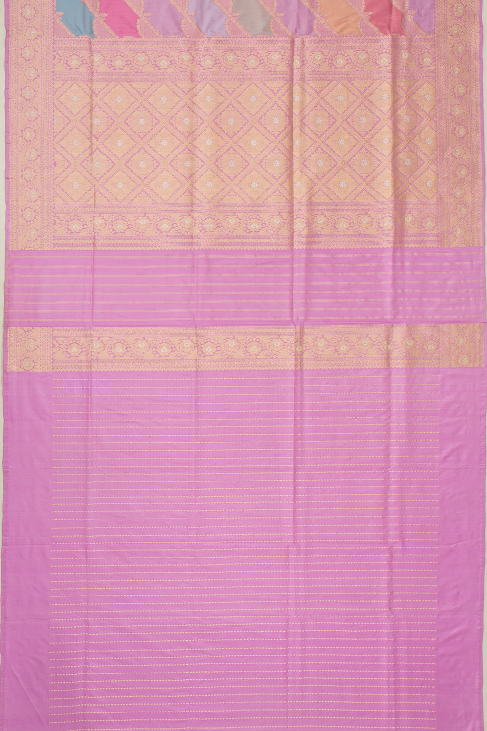 Banarasi Silk Jaal Rangkat Saree