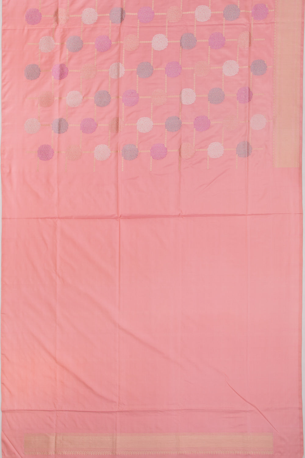 Banarasi Silk Brocade Pink Saree
