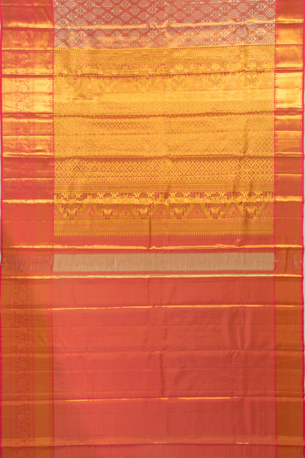 Taranga Kanchi Silk Tissue Brocade Pink Saree