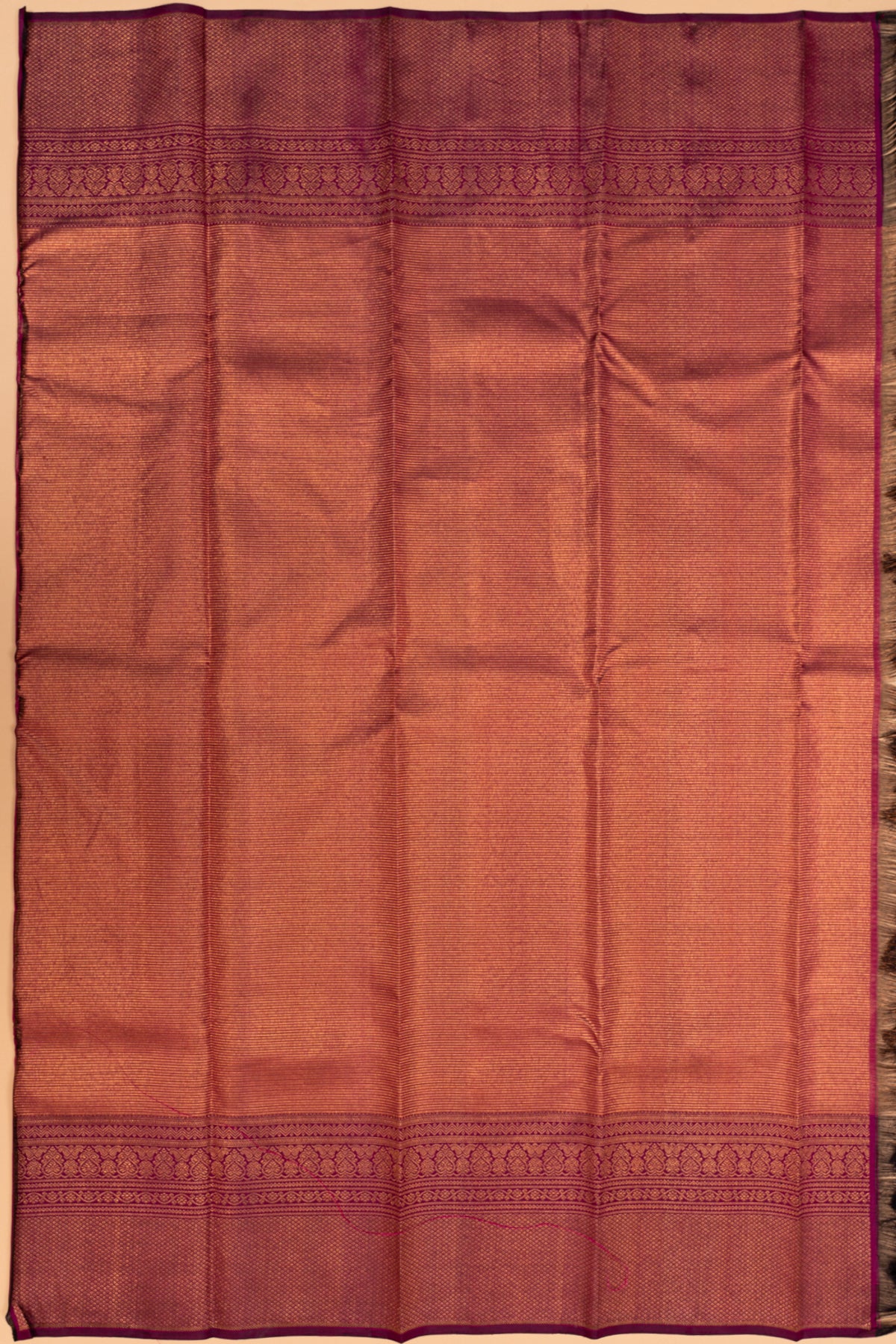 Kanchipuram Silk Tissue Butta Purple Saree