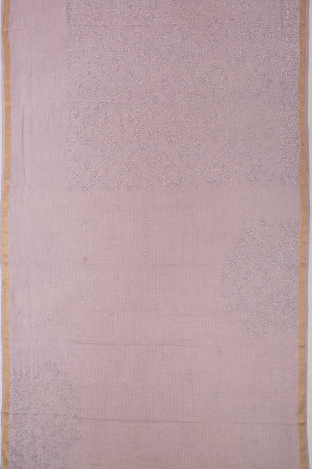 Kota Soft Silk Embroidery Lavender Saree