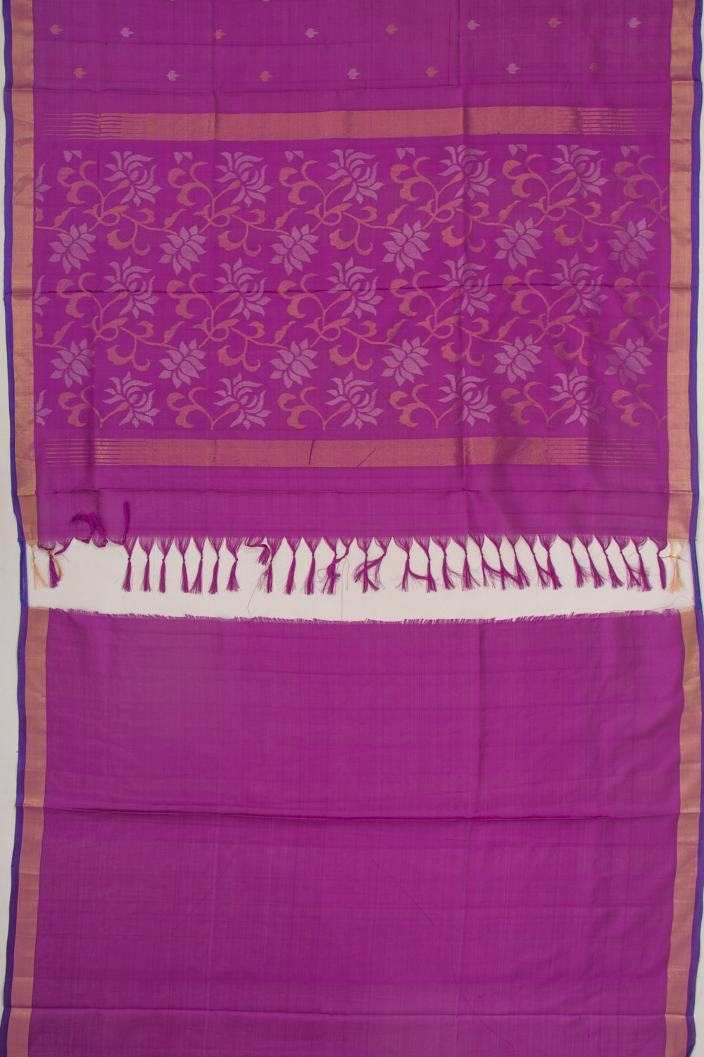 Uppada Silk Butta Purple Saree