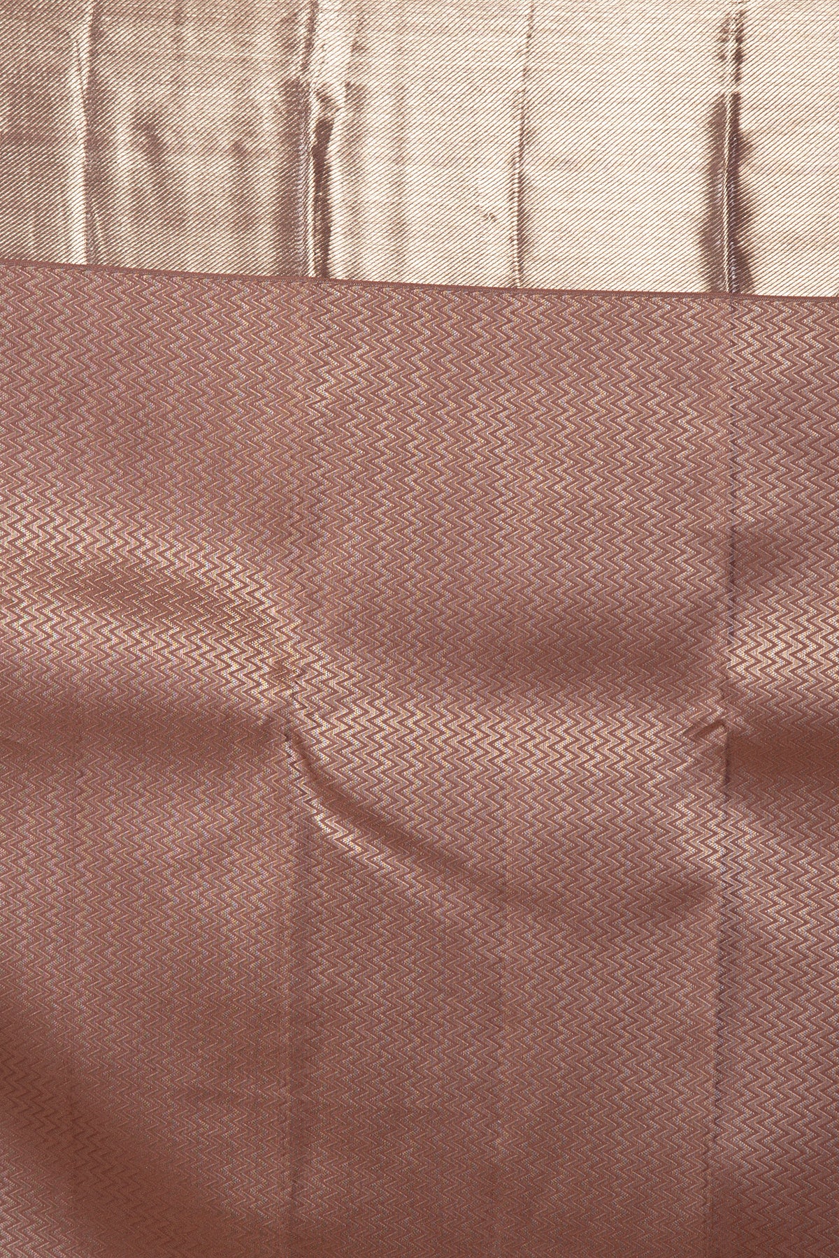 Kanchipuram Silk Brocade Snuff Saree
