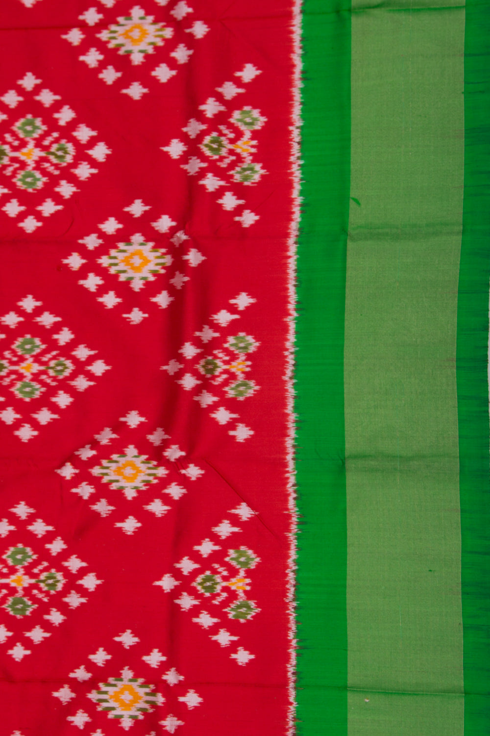 Pochampally Silk Ikat Red Dupatta