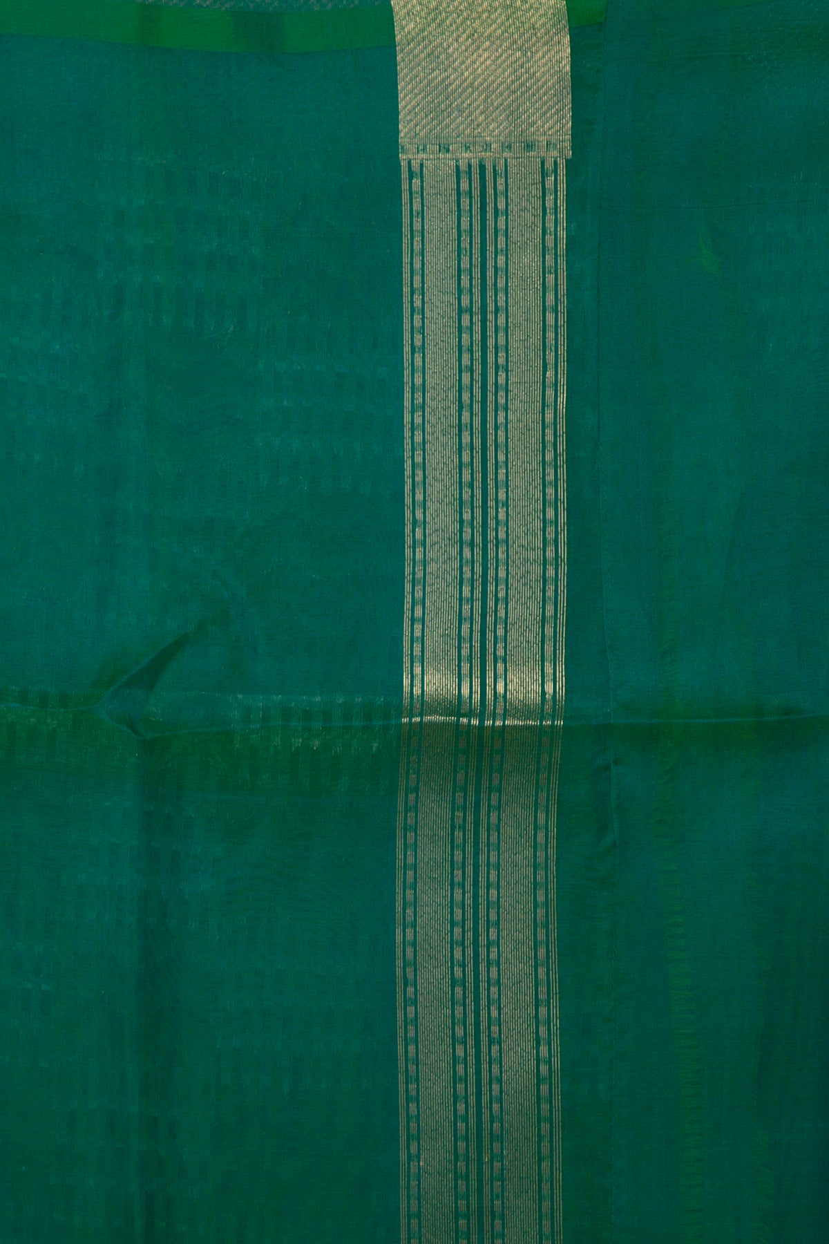 Banarasi Kora Organza Jaal Green Saree