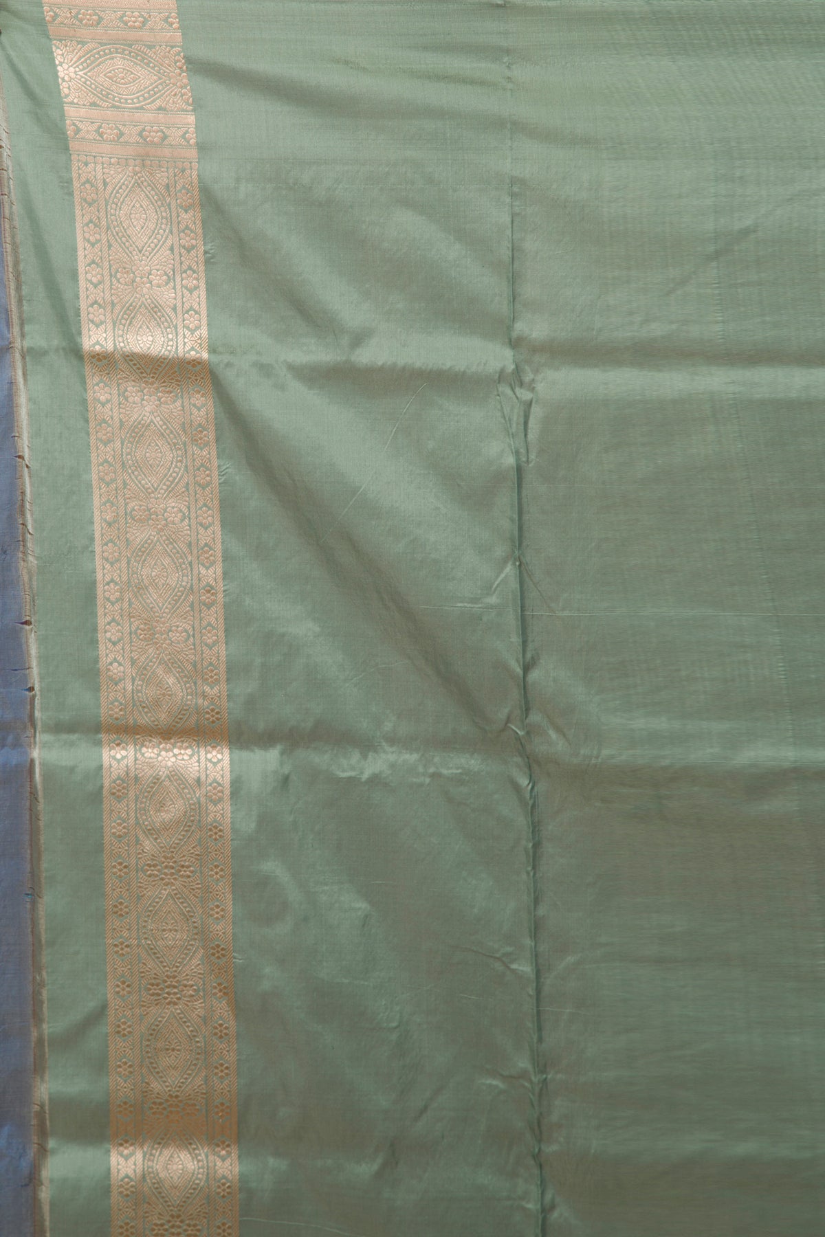 Banarasi Silk Jaal Pastel Green Saree