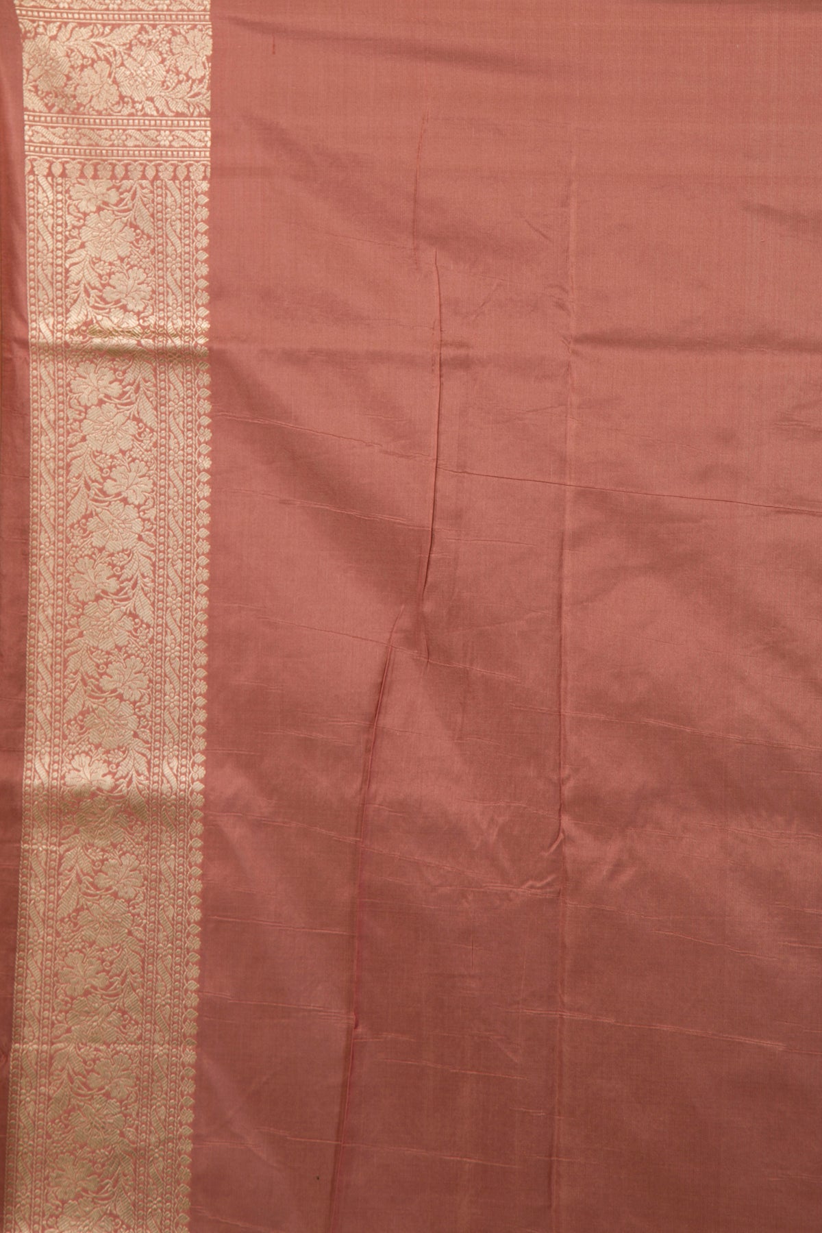 Banarasi Silk Jaal Peach Saree