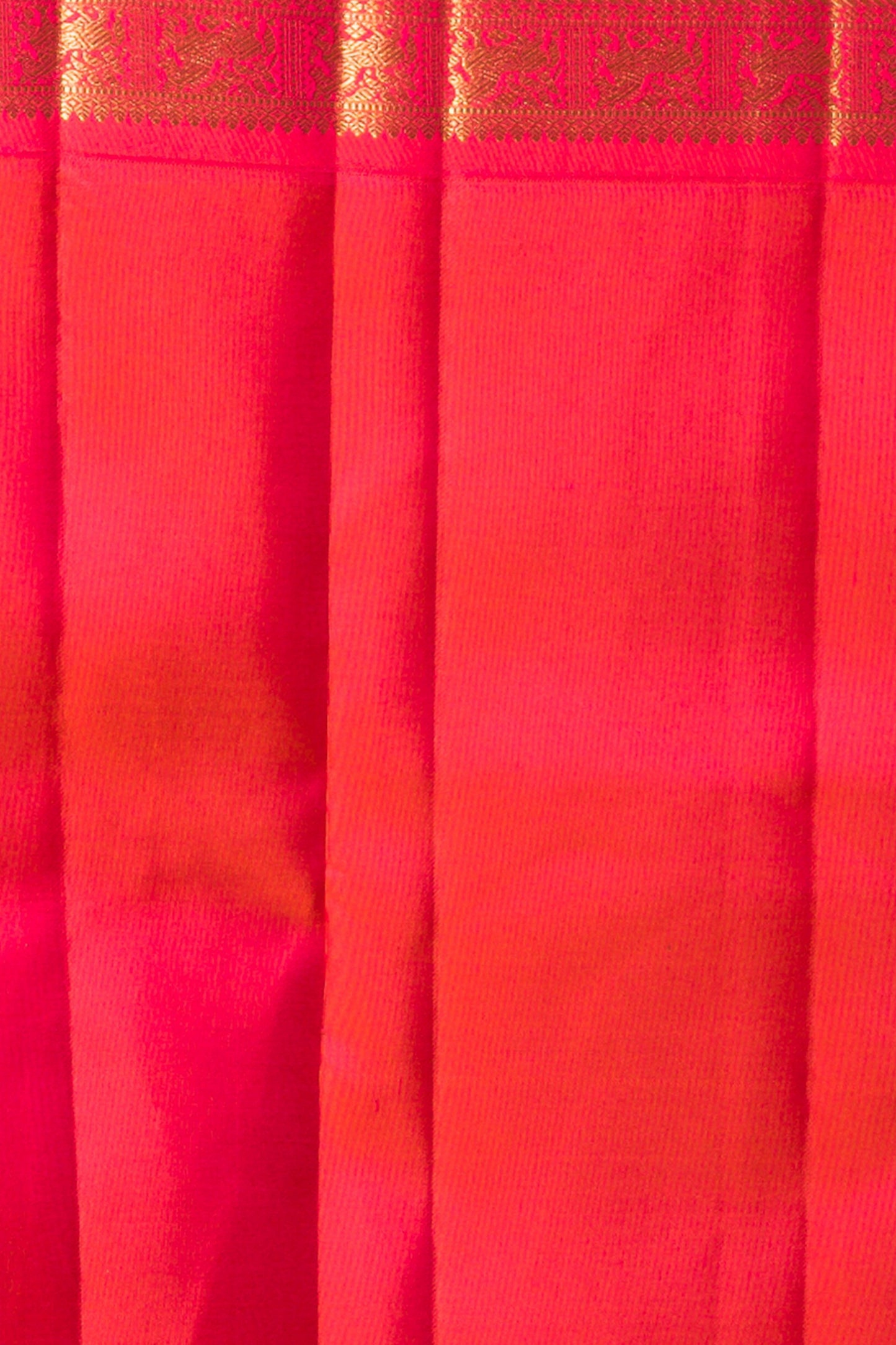 Kanchipuram Silk Butta Violet Saree With Ganga Jamuna Border