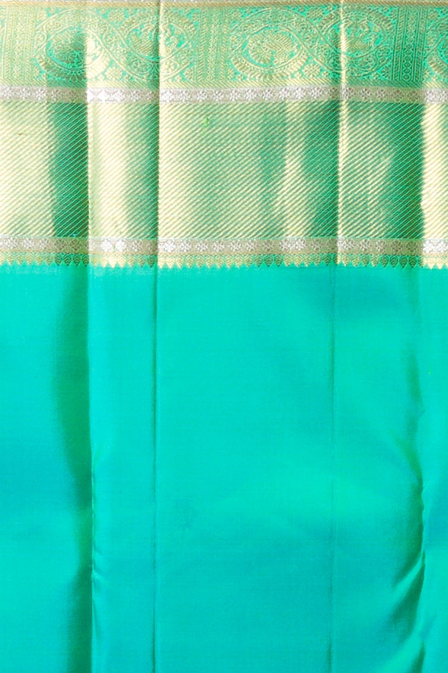 Kanchipuram Silk Butta Yellow Saree